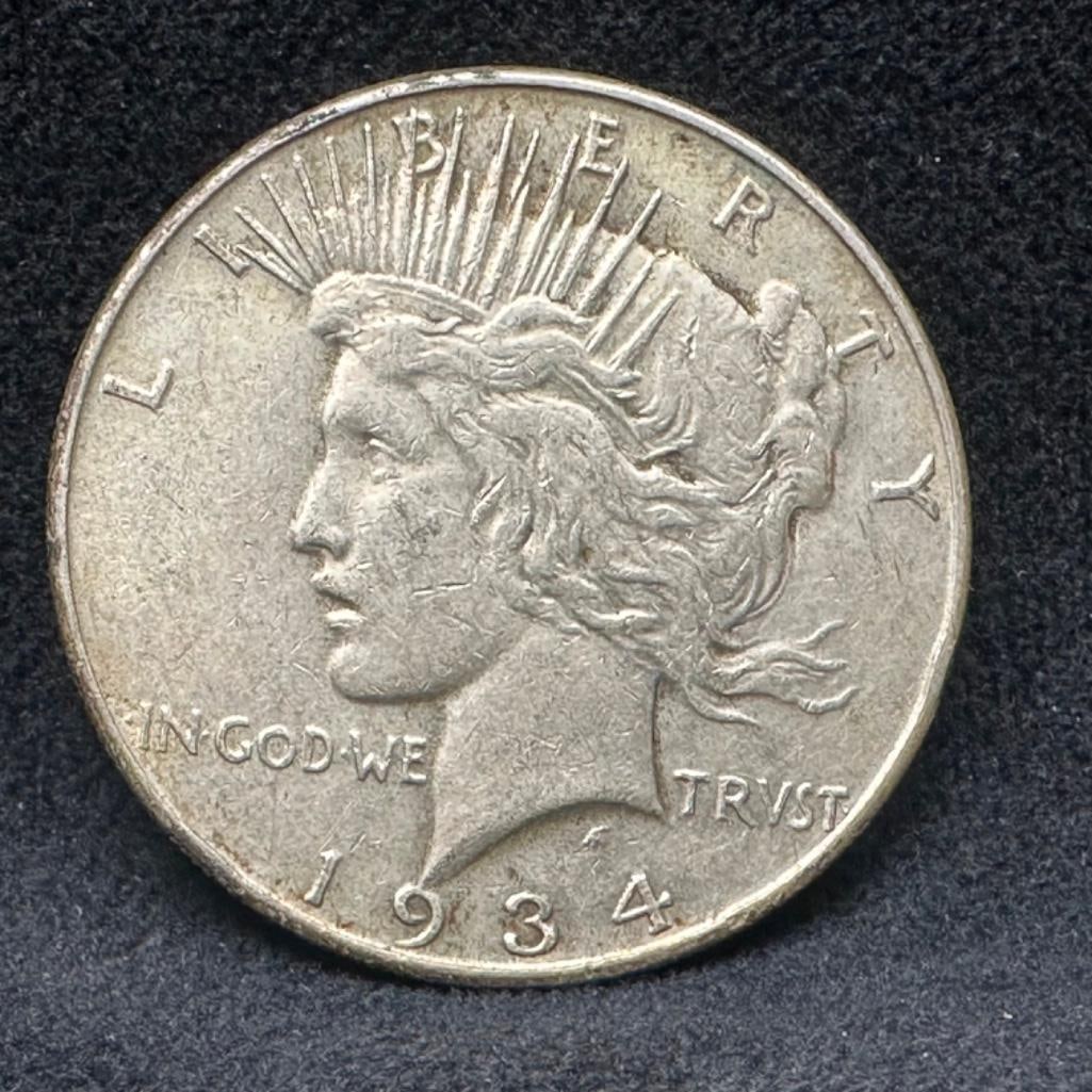 1934 P Silver Peace Dollar (1 of 2)