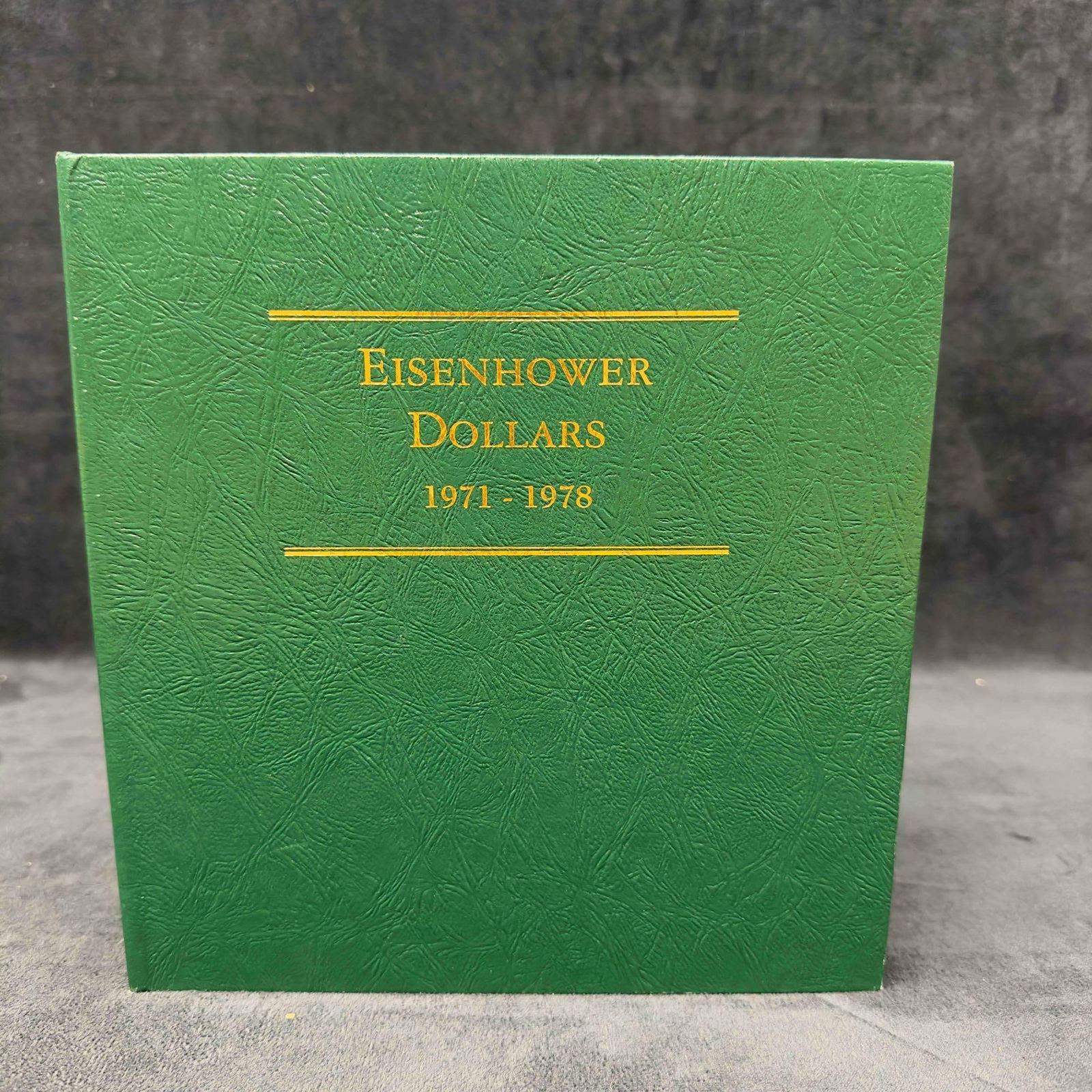 Eisenhower Dollars 1971-1978 Littleton Custom Coin Album 33 Dollar Coins (1 of 10)