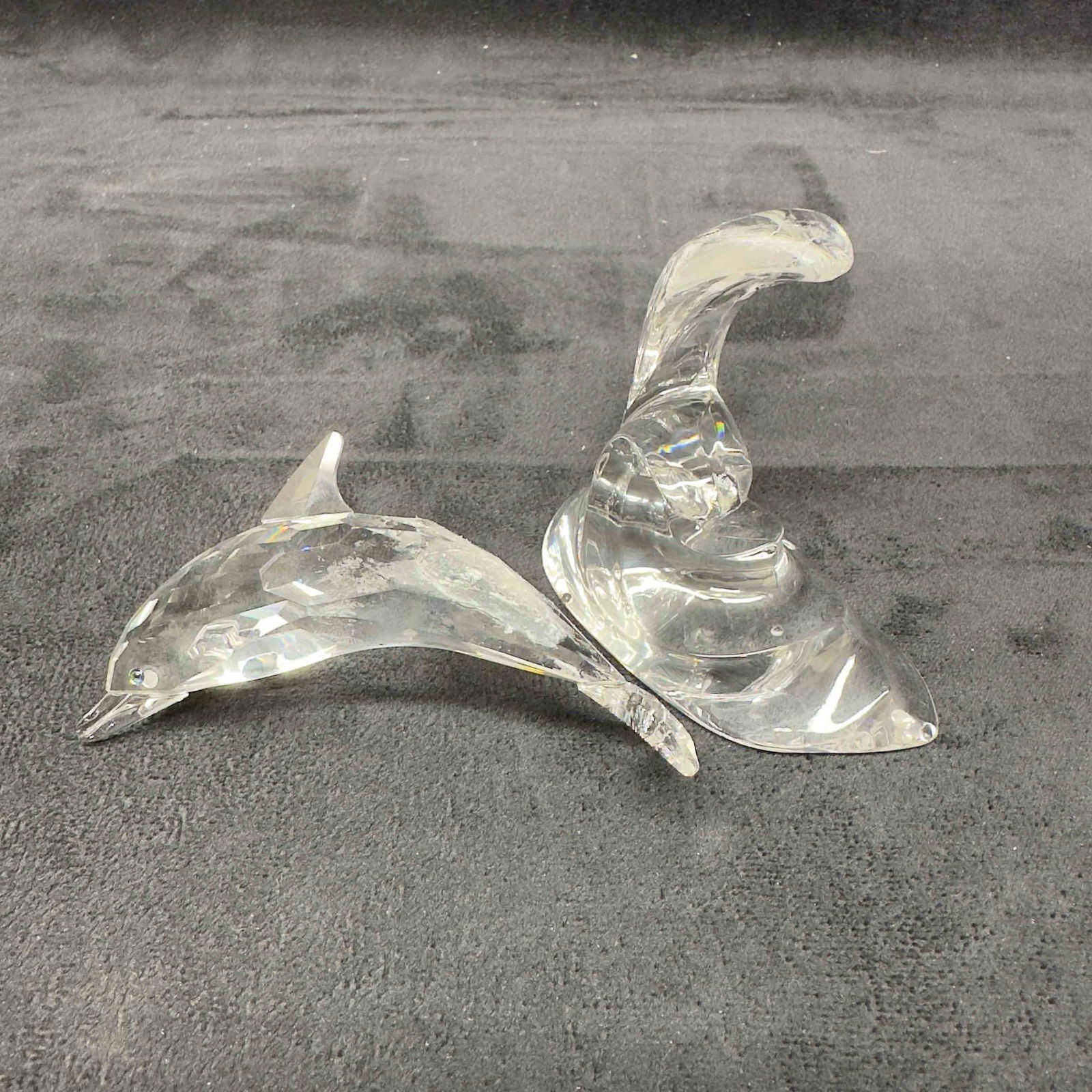 Swarovski Silver Crystal Dolphin Figurine 7644 NR 001 Broken (1 of 11)