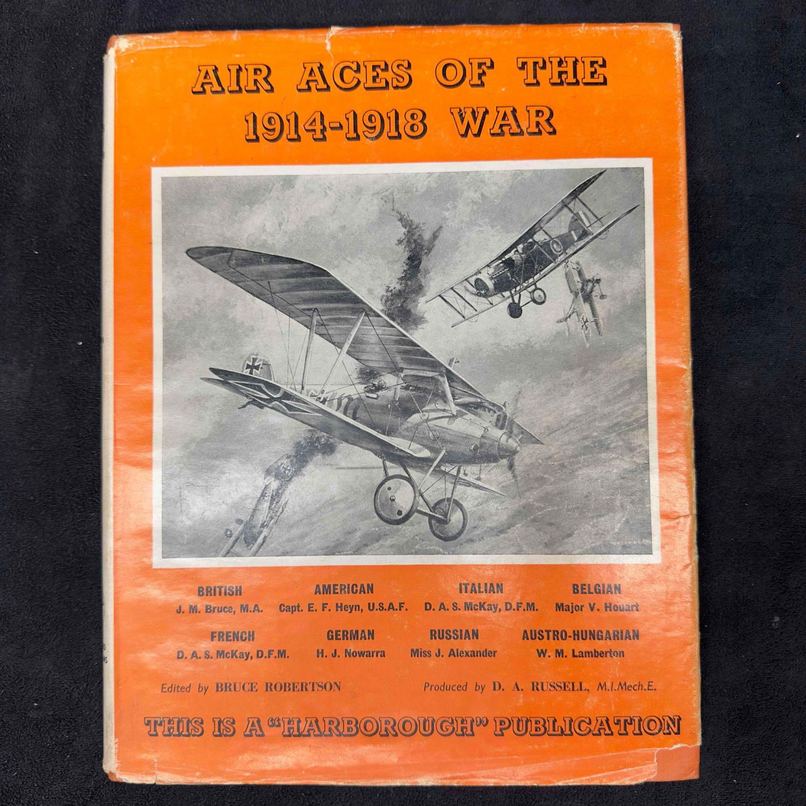 Air Aces Of The 1914-1918 War Book Signed D. A. Russell Autograph (1 of 10)