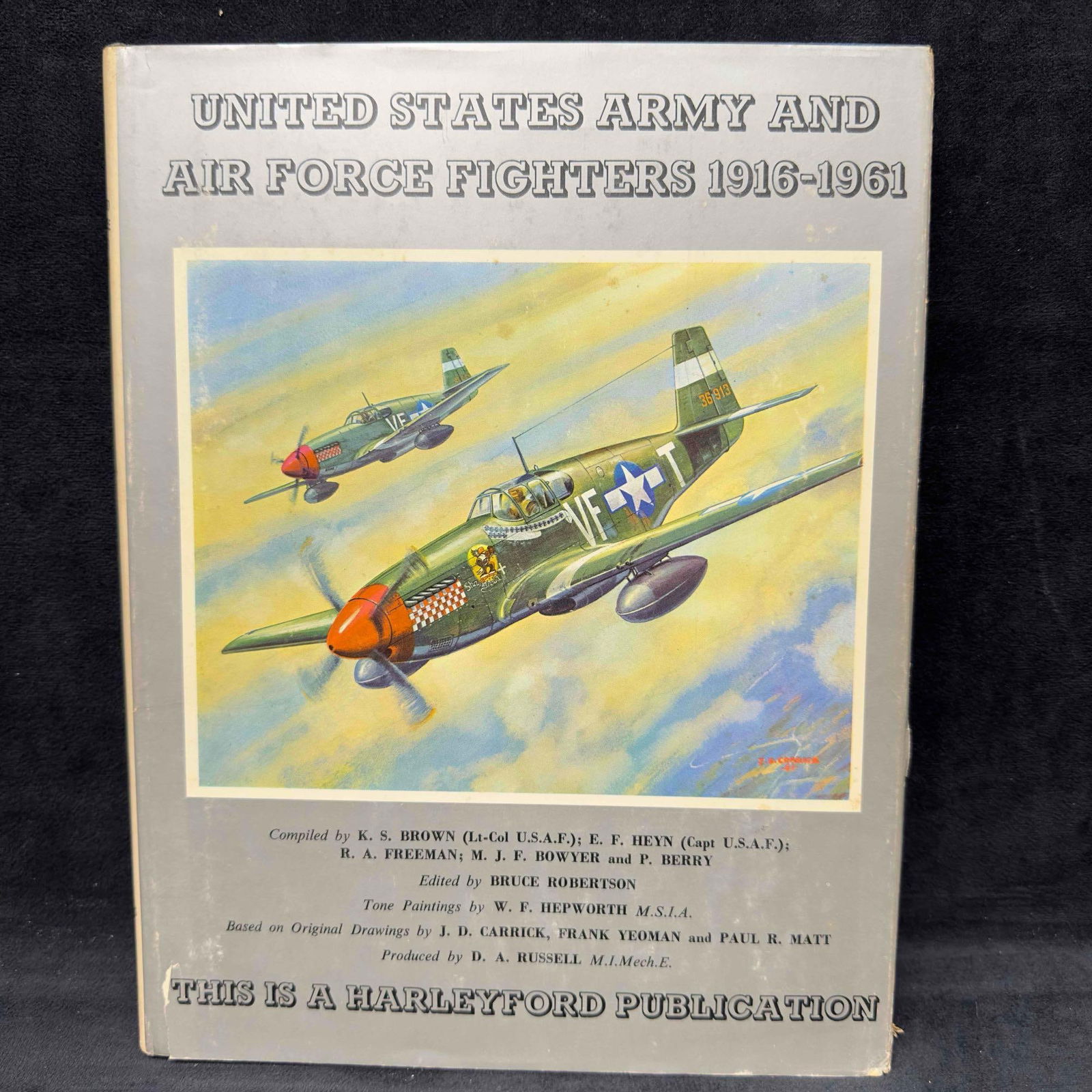 United States Army and Air Force Fighters 1916-1961 Hardcover Book (1 of 11)