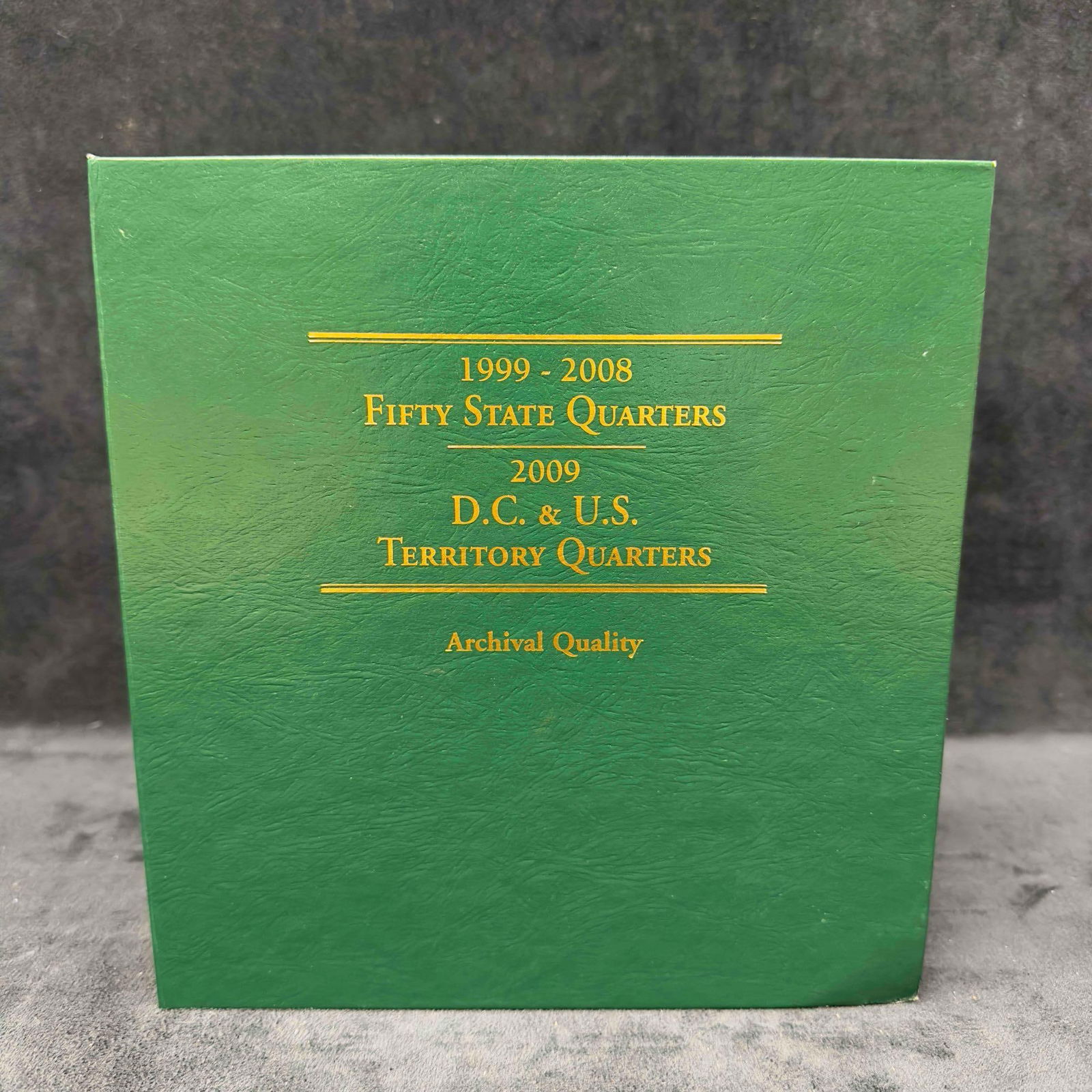 Fifty State Quarters 1999-2008 Littleton Custom Coin Album Complete 112 Coins Quarters (1 of 12)