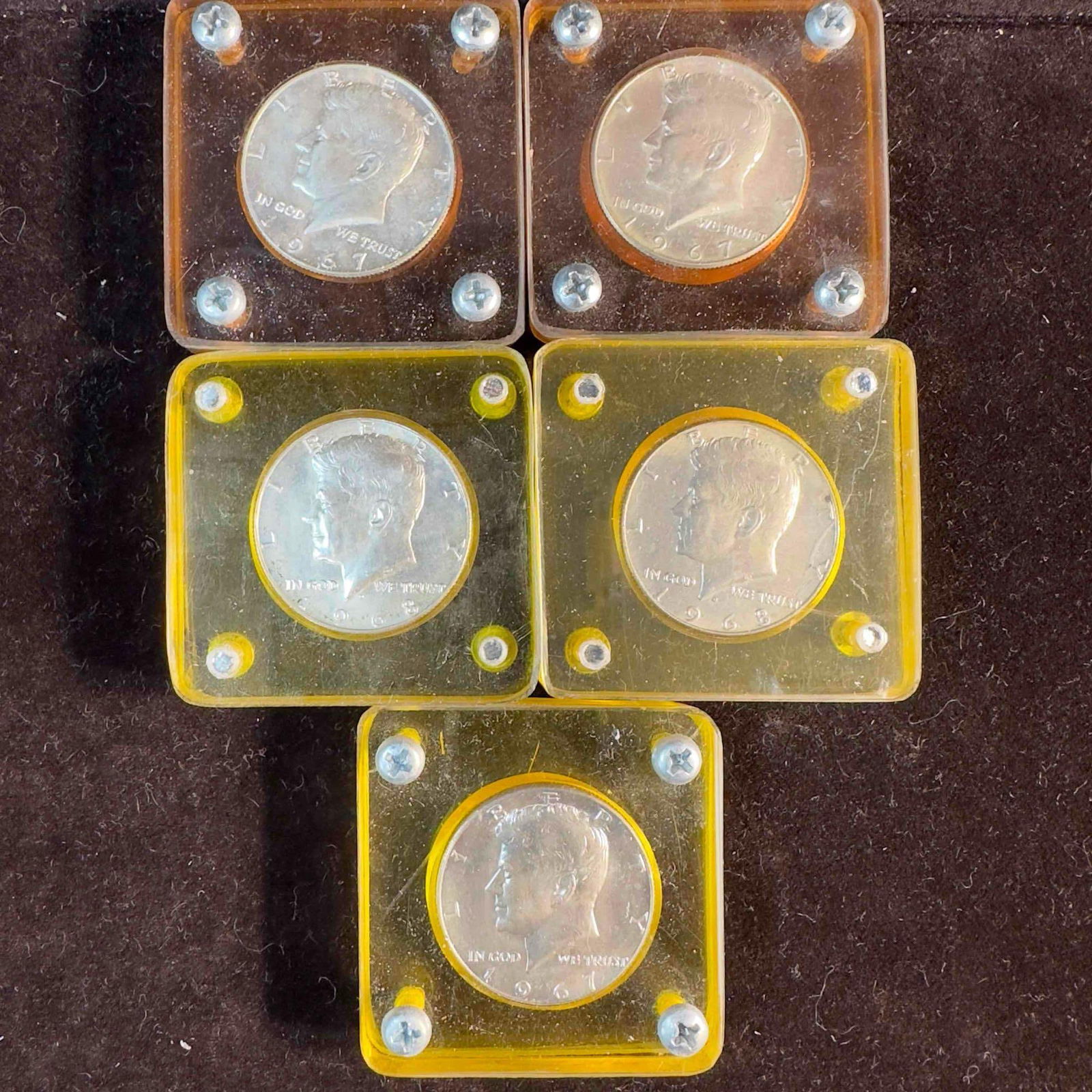 Kennedy Half Dollar Coin Collection Lot of Ten 10 Coins 1967 1968 #3 (1 of 7)