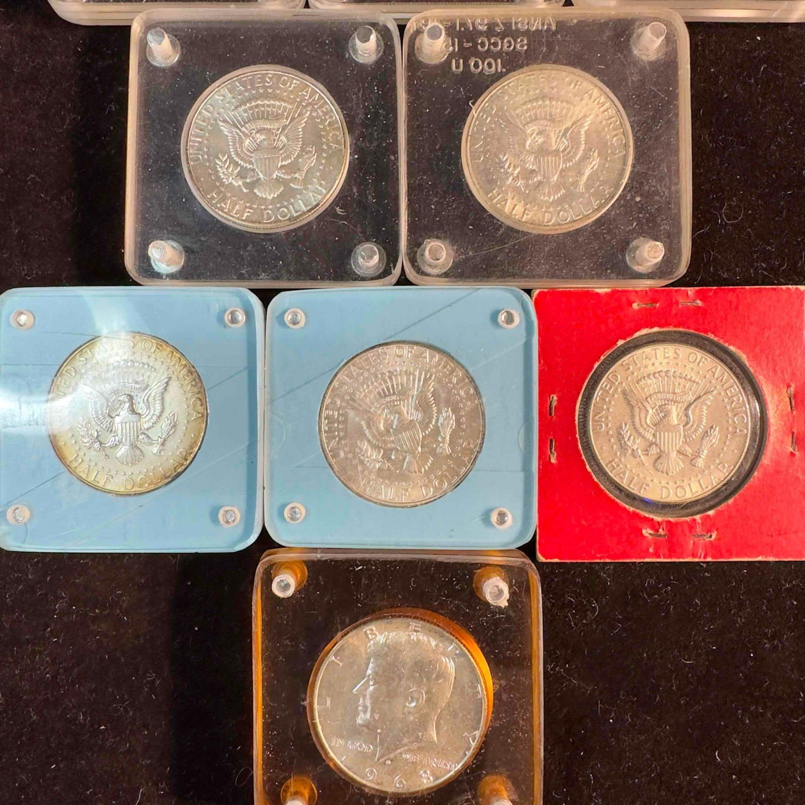 Kennedy Half Dollar Coin Collection Lot of Ten 10 Coins 1960's #5: Kennedy Half Dollar Coin Collection Lot of Ten 10 Coins 1960's #5. These coins have been tested and researched to the best of our ability prior to listing. Please view photos, as they are a part o