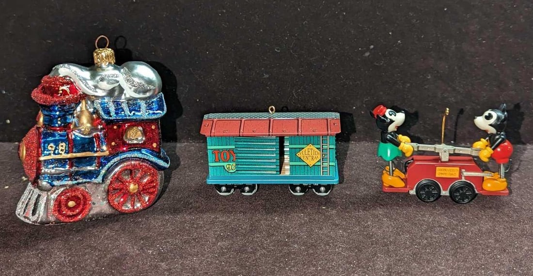3 Hallmark Keepsake Train Disney Ornaments (1 of 11)