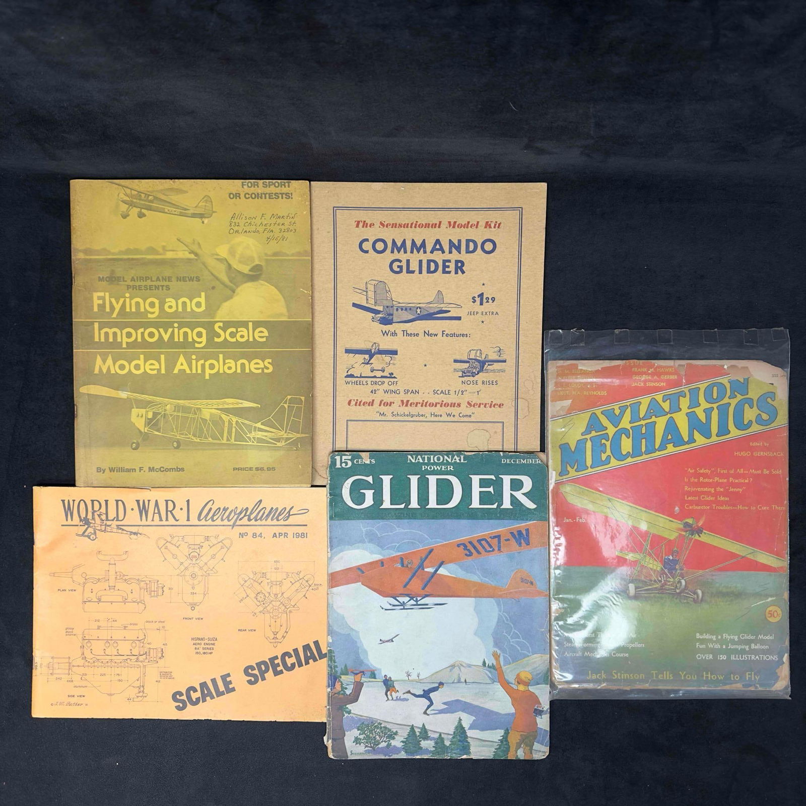 World War 1 Aeroplanes Aviation Collectibles Memorabilia Model Airplane Magazines Planes Aircraft (1 of 8)