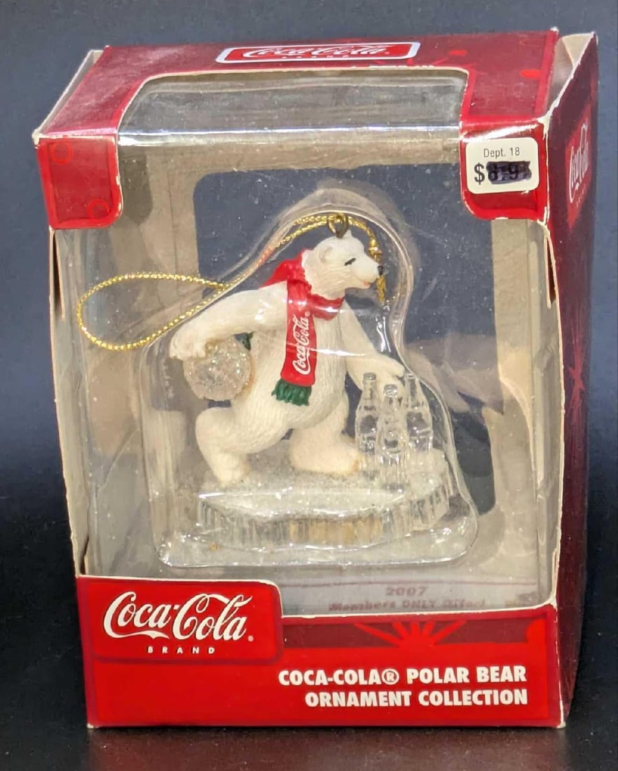 Coca-Cola Polar Bear Bowling Ornament (1 of 13)
