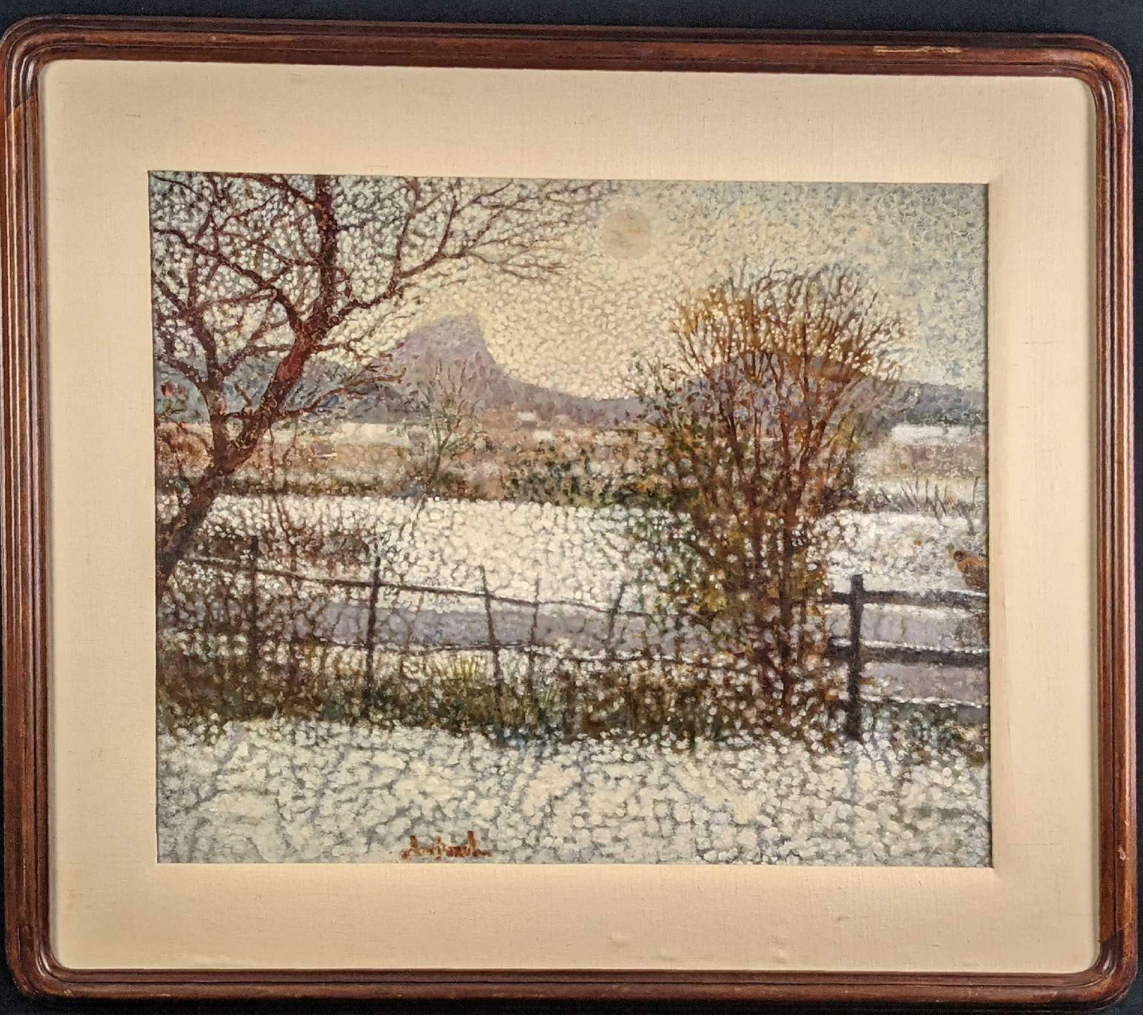 Framed Original Acrylic On Canvas Passing Scenery (1 of 7)