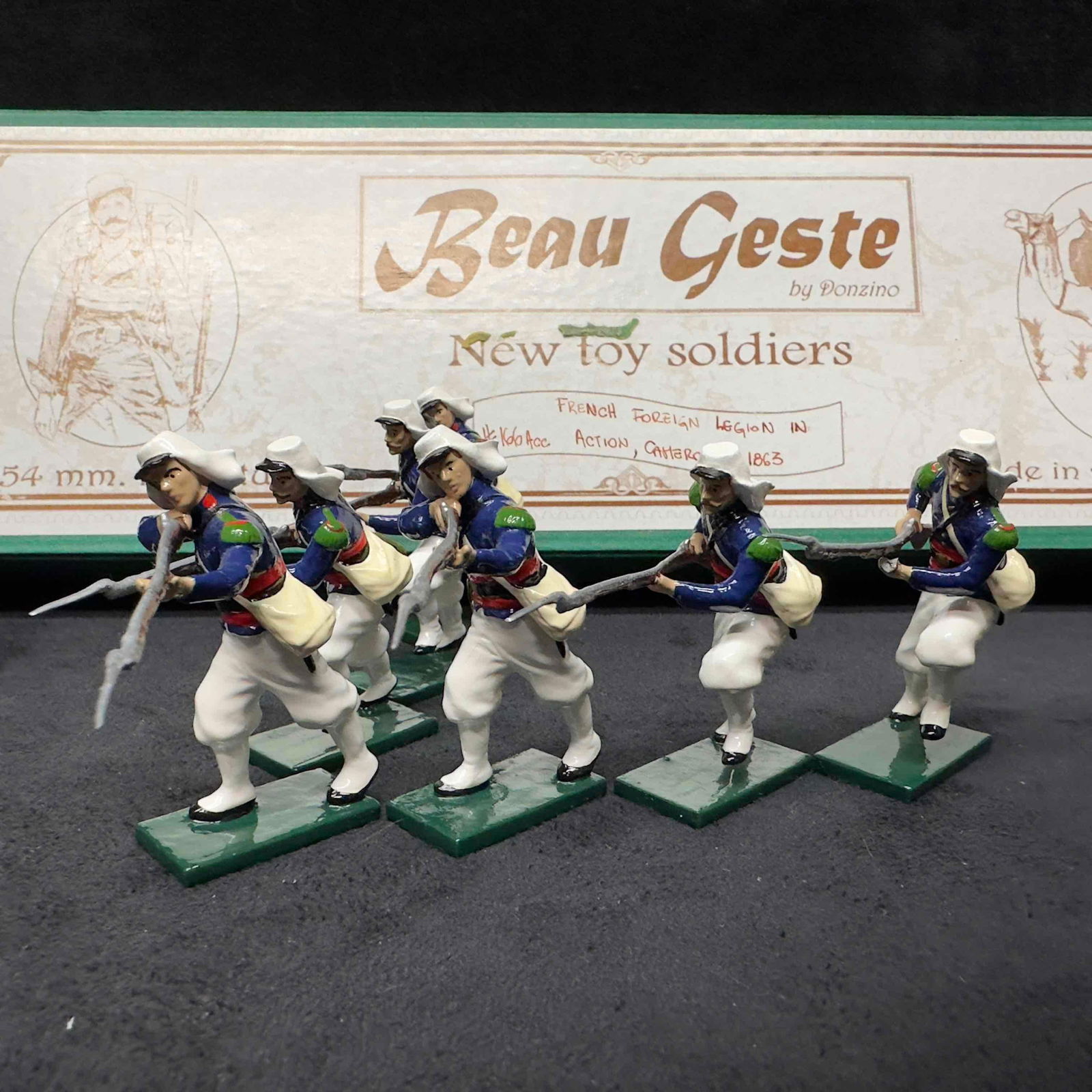 Beau Geste New Toy Soldiers 166 Acc French Foreign Legion In Action Camerone1863 Miniatures (1 of 6)