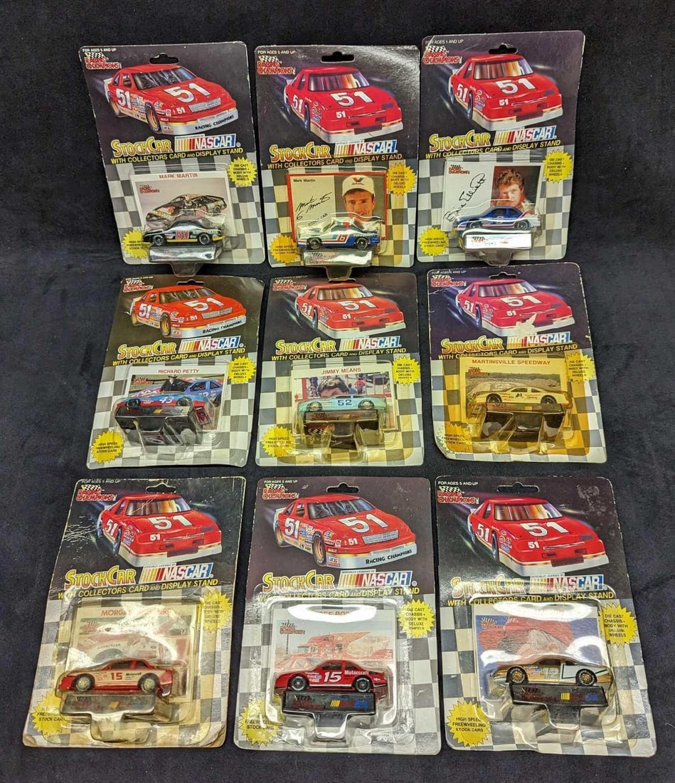 9 NASCAR Racing Champions Die Cast Racing Cars (1 of 5)
