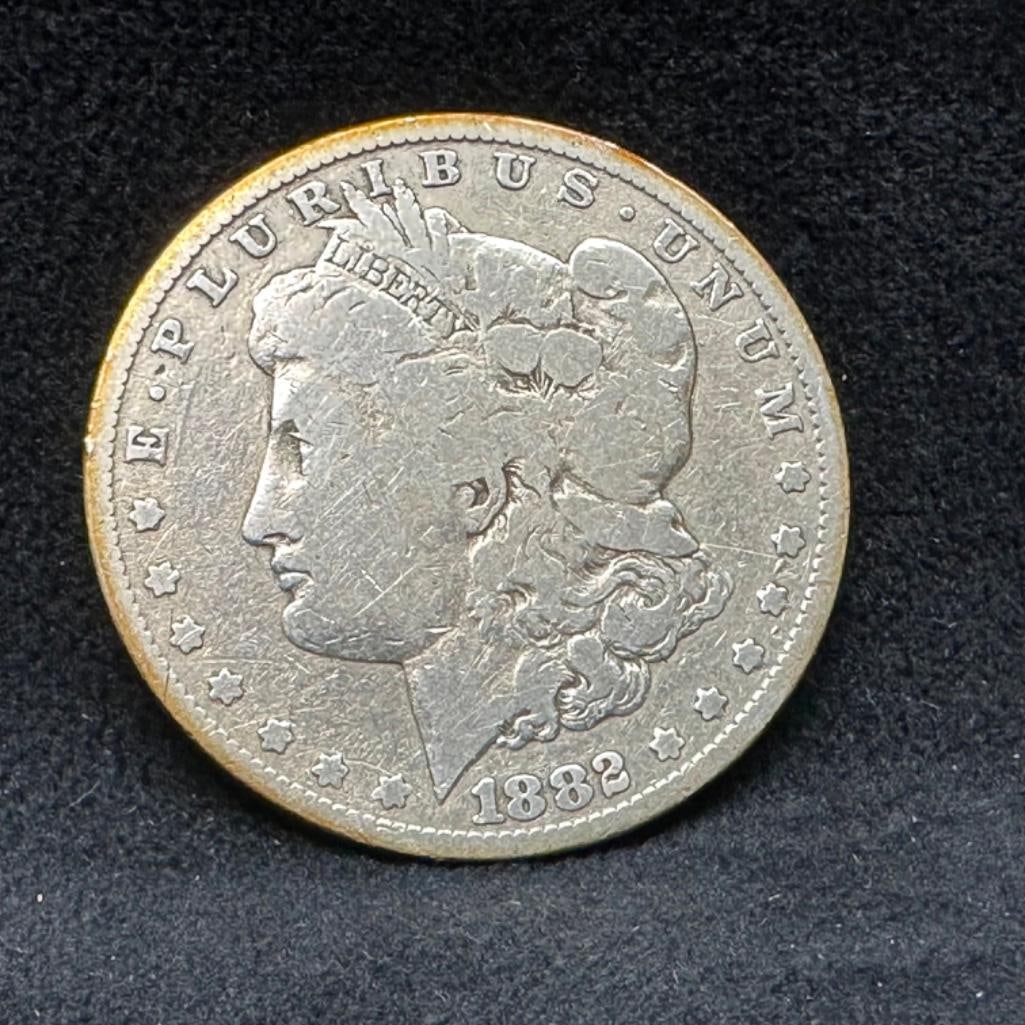 1882 P Morgan Silver Dollar (1 of 2)