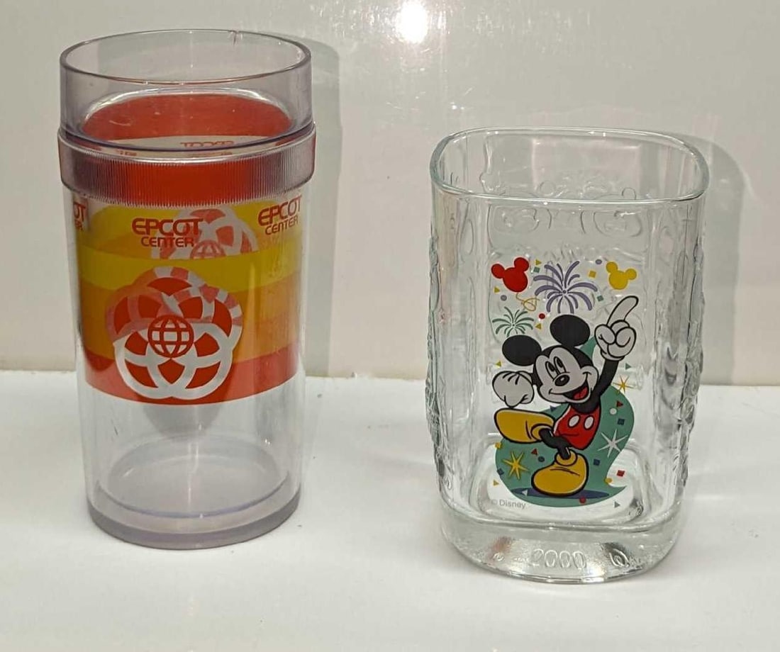Disney McDonalds And EPCOT Center Drinking Glasses (1 of 9)