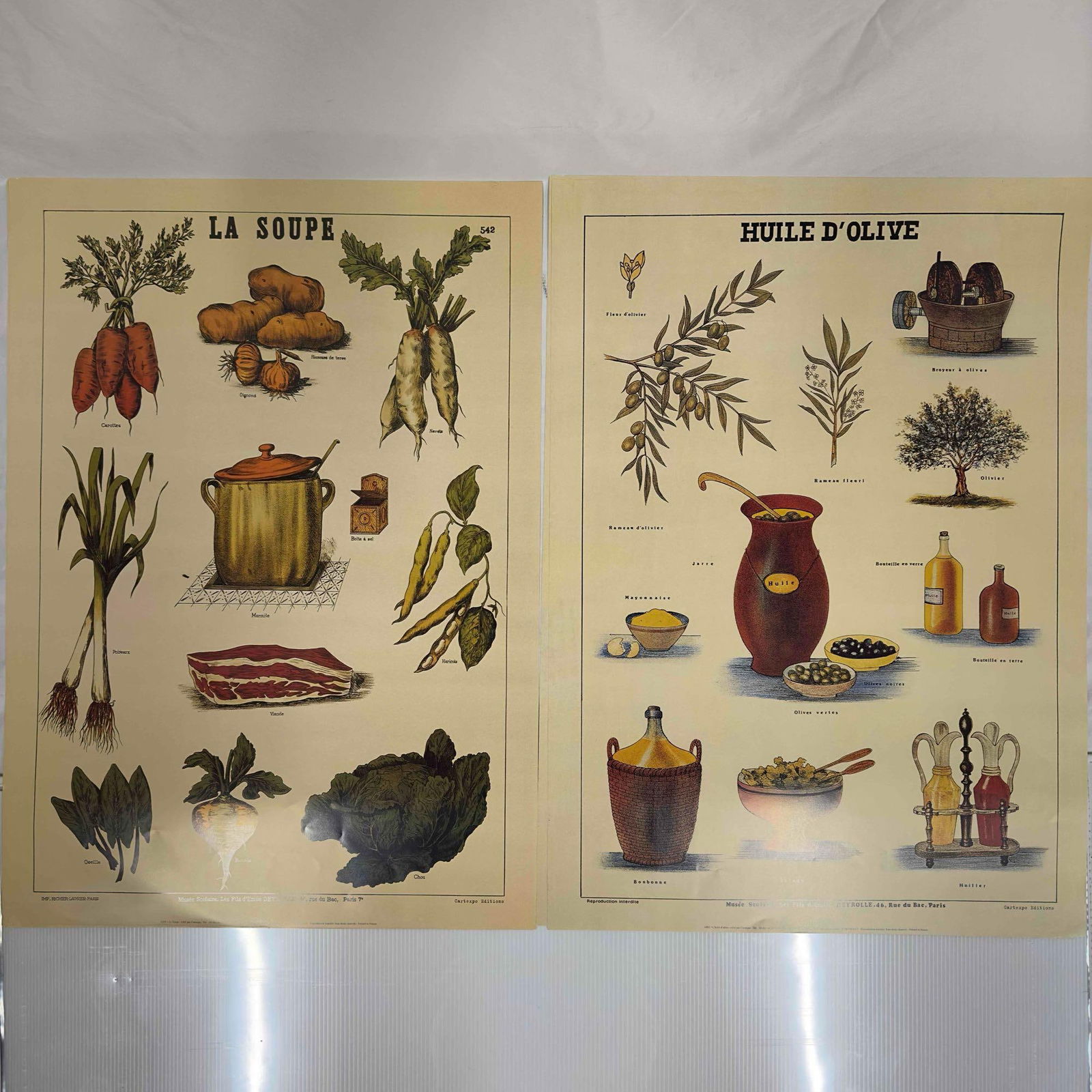 French Ad Poster Cartexpo Vintage Advertisement Posters Print Set Collection La Soupe (1 of 8)