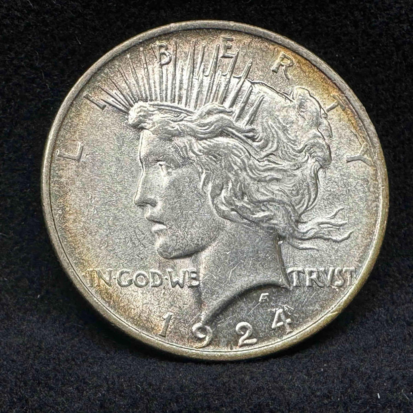 1924 P Silver Peace Dollar (1 of 2)