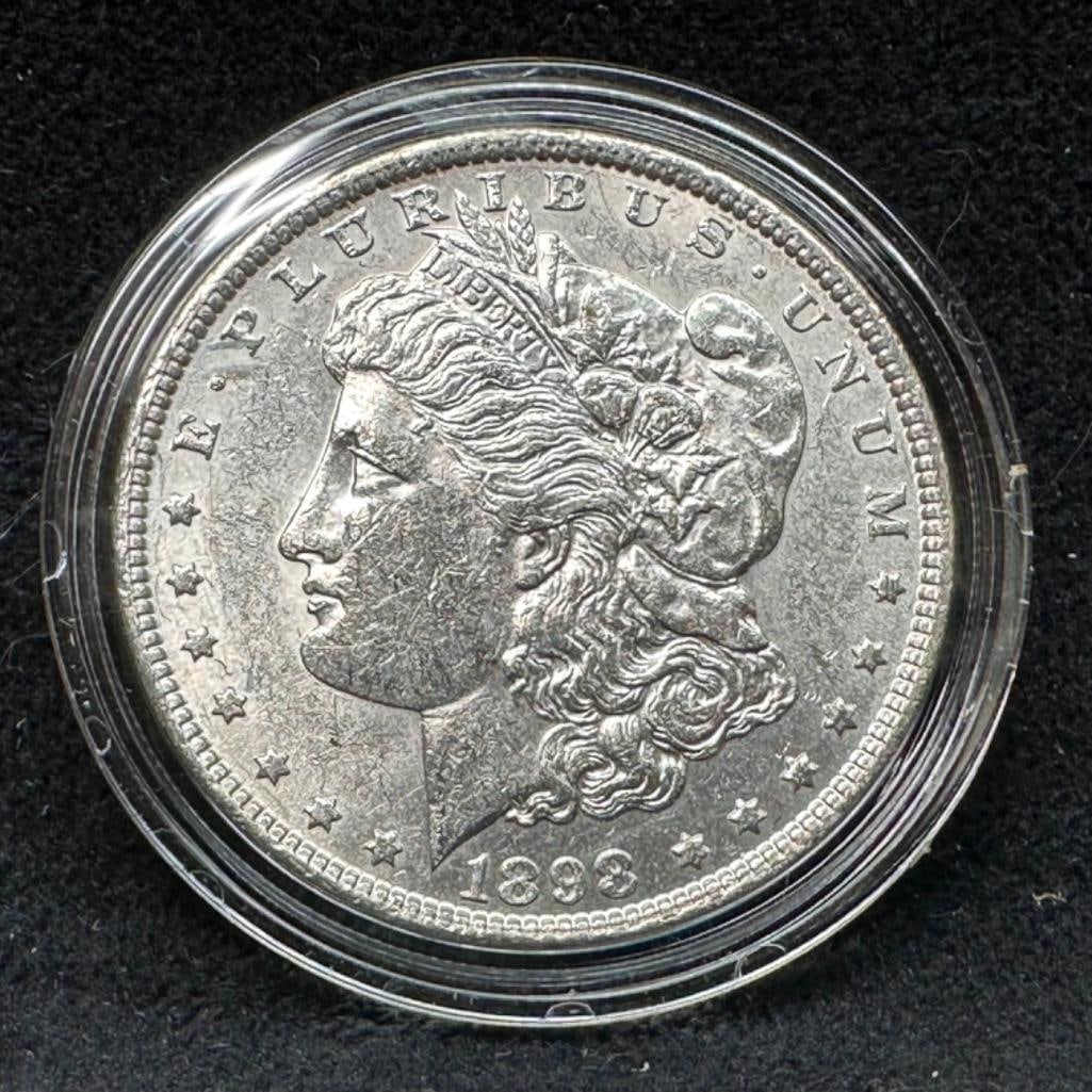 1898 P Morgan Silver Dollar (1 of 5)