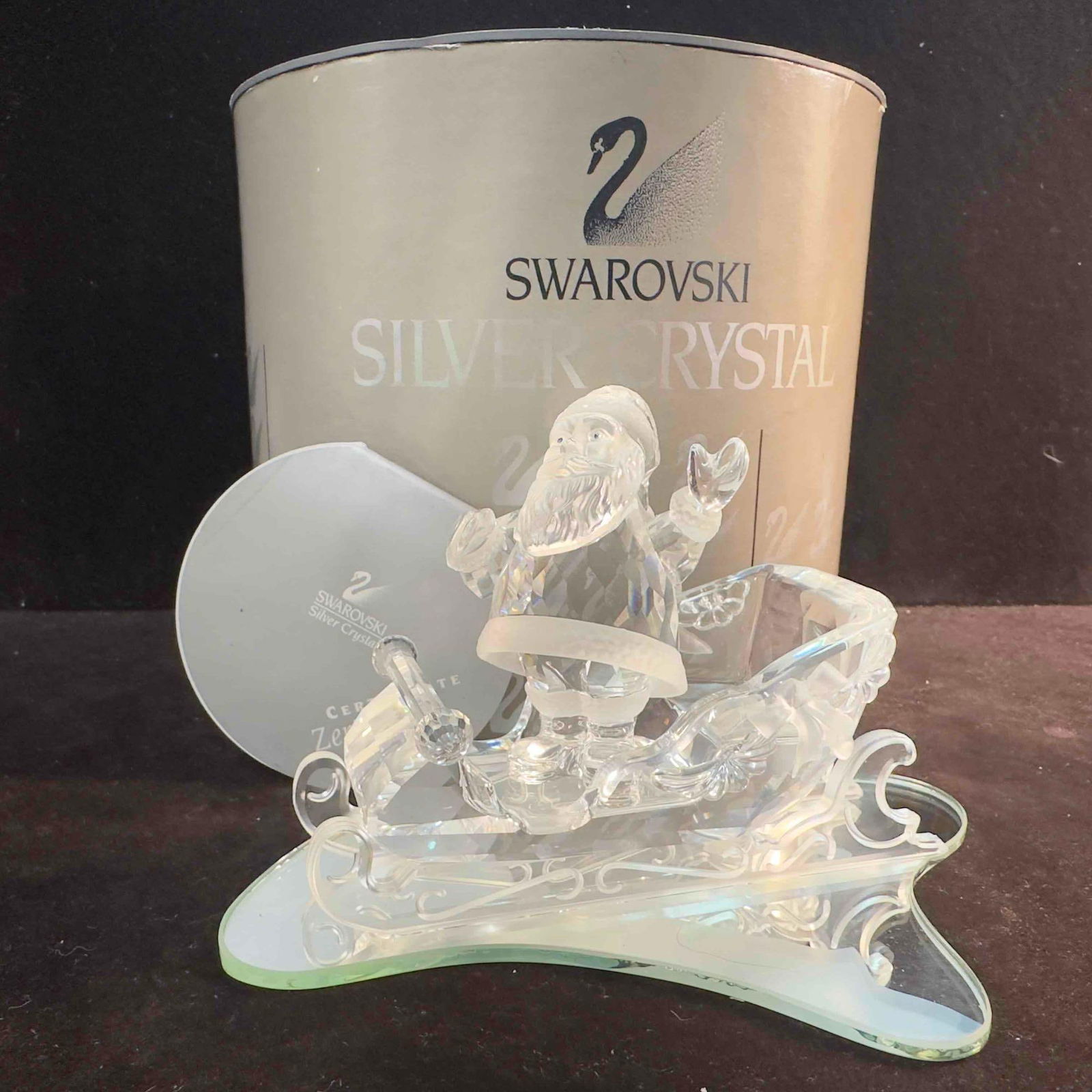 Swarovski Crystal Santa's Sleigh Christmas Holiday 7475 NR 000 601 (1 of 13)