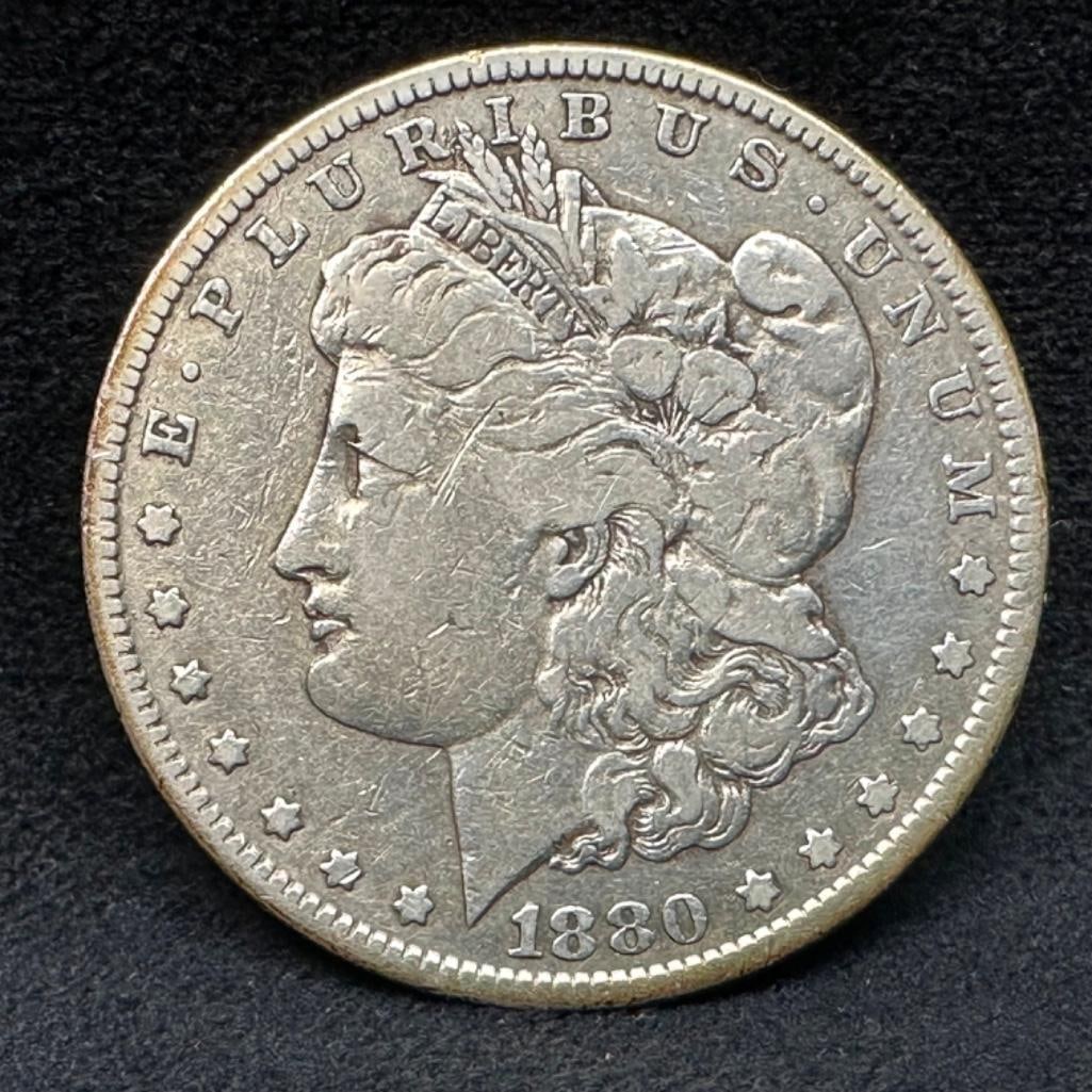 1880 P Morgan Silver Dollar (1 of 2)