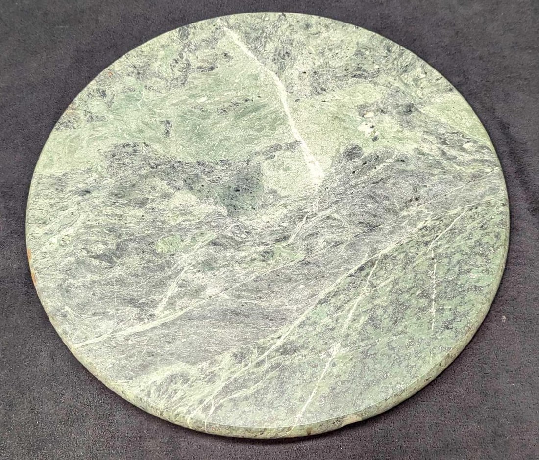 14" Green Marble Round Cutting Board (1 of 5)