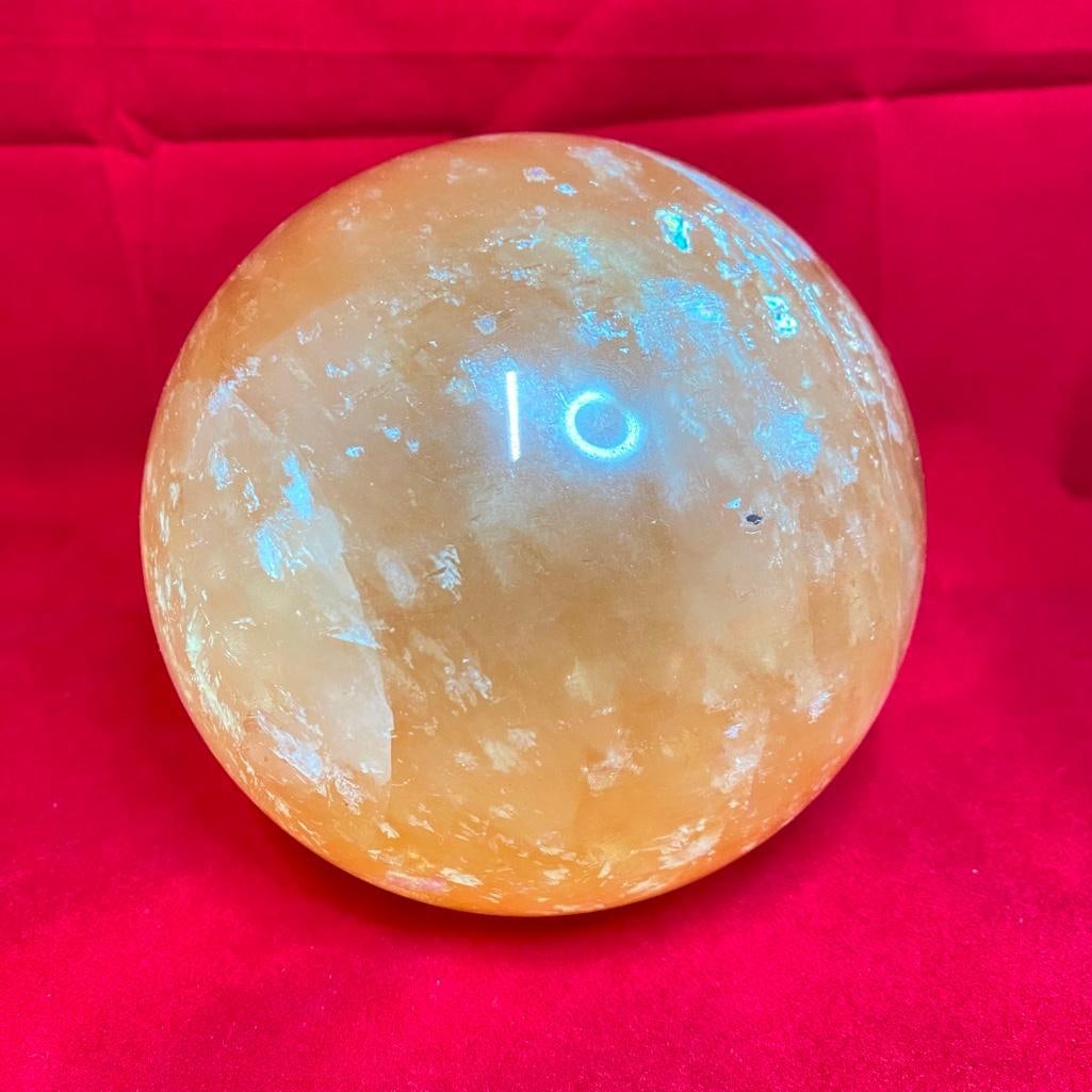 Tan Quartz Sphere 5" (1 of 2)
