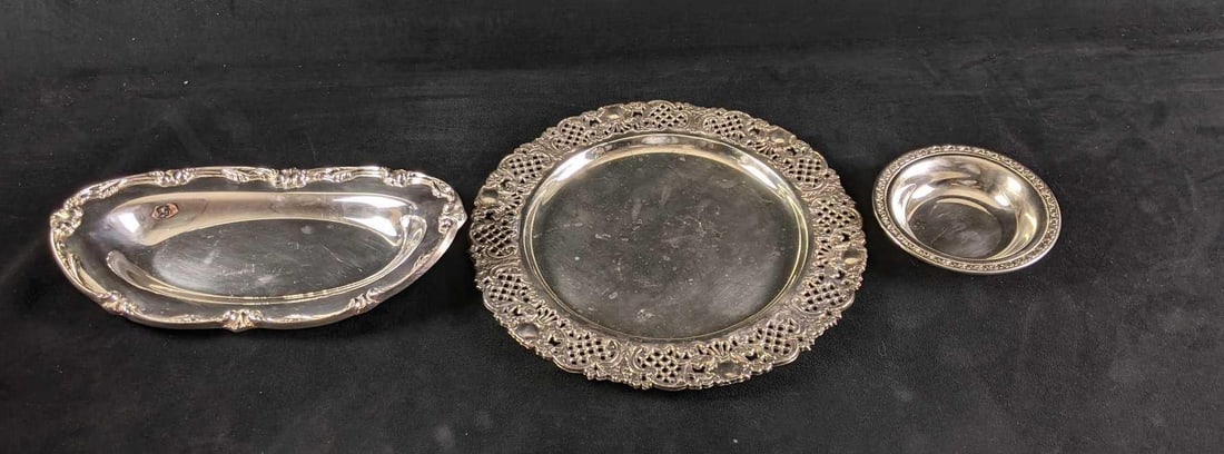 Silver Plated Trays Unbranded Assorted Silver Plate (1 of 8)