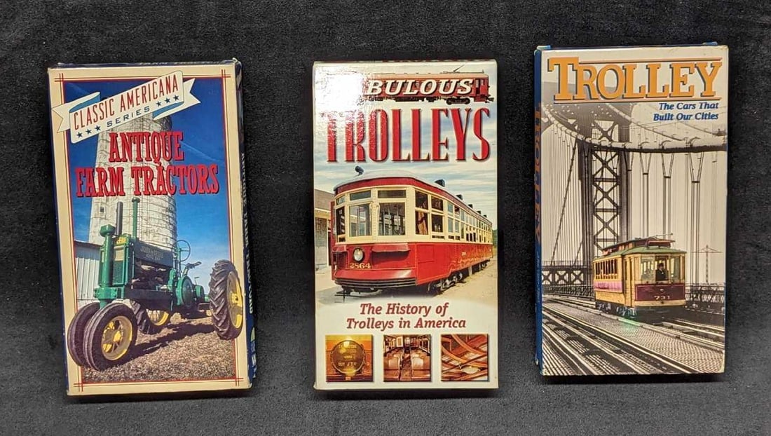 Antique Farm Tractors & Trolleys VHS Tapes (1 of 7)