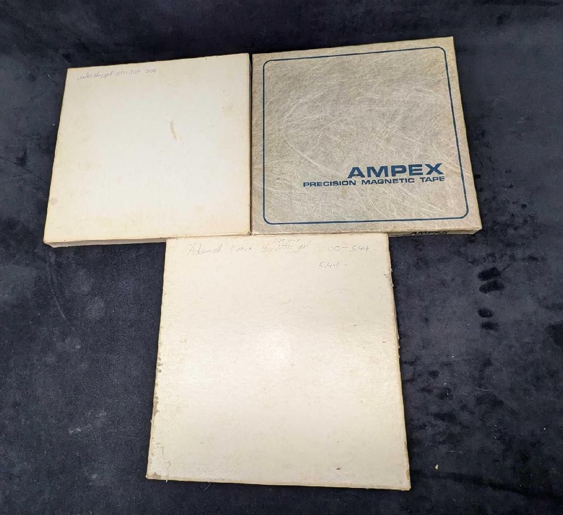 3 Boxed Vintage Reel To Reel Music Tapes (1 of 6)