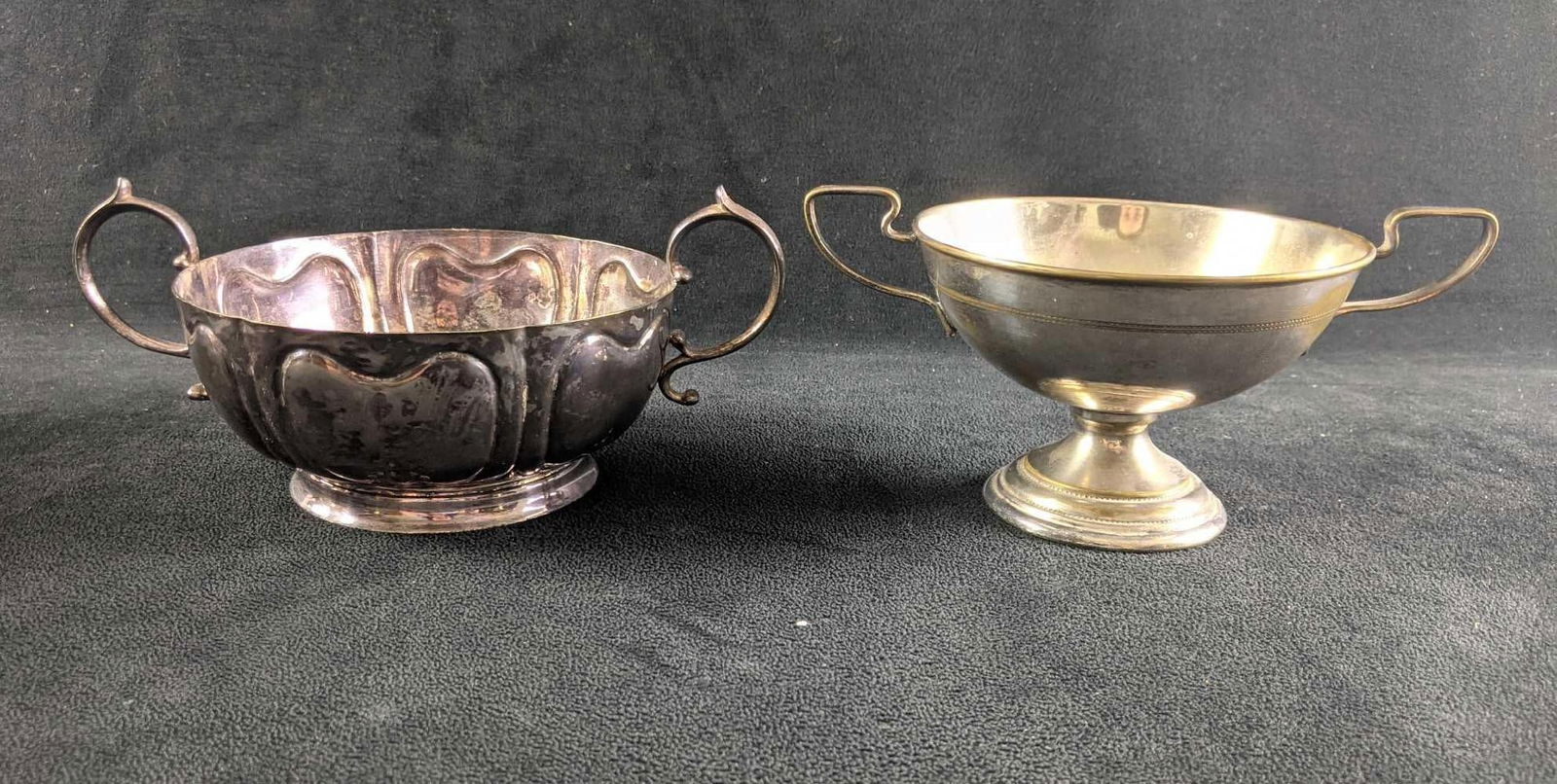 Two Silver Plated Footed Bowls (1 of 11)