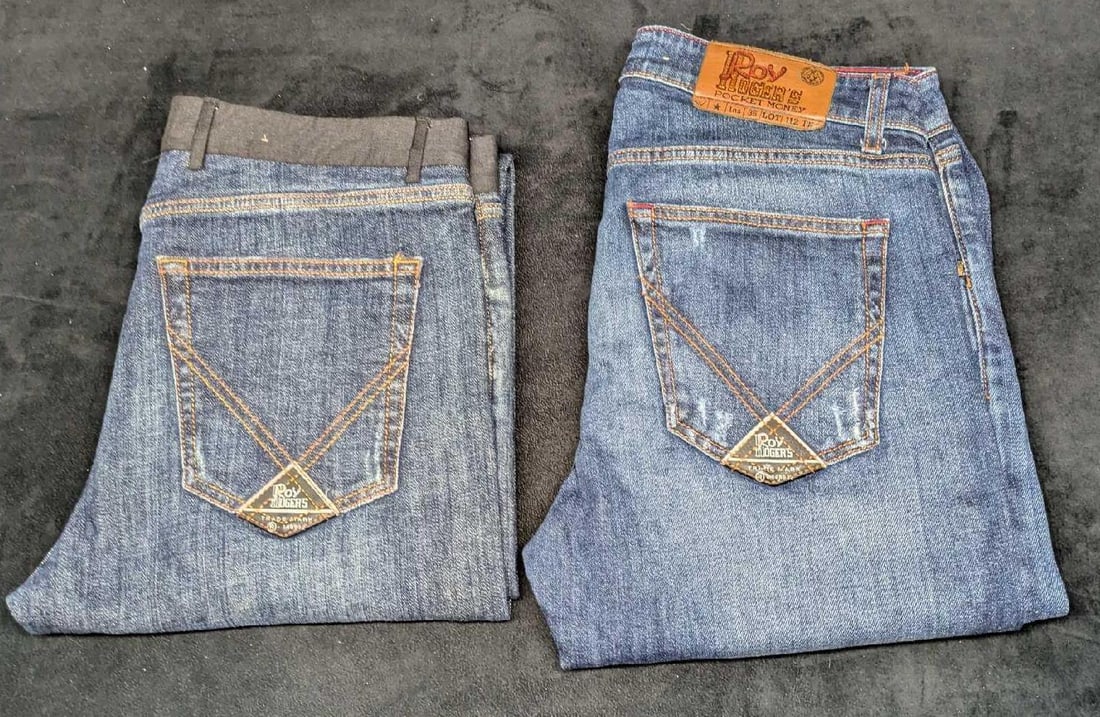2 Roy Rogers Mens Size 34 Distressed Jeans (1 of 12)