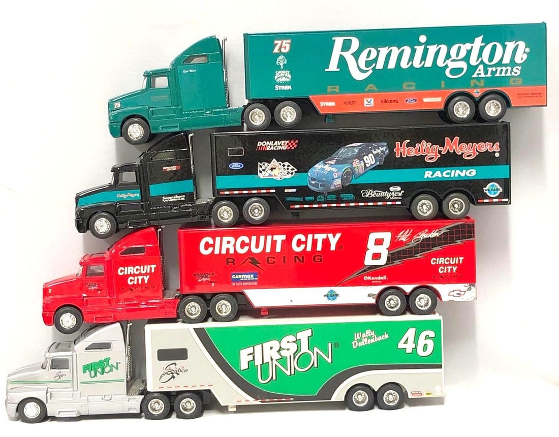 4 Racing Champions 1:64 Replica Nascar Transporter Hauler (1 of 5)