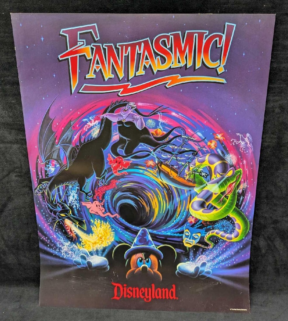 Rare Disneyland Theme Park Fantasmic Poster (1 of 6)