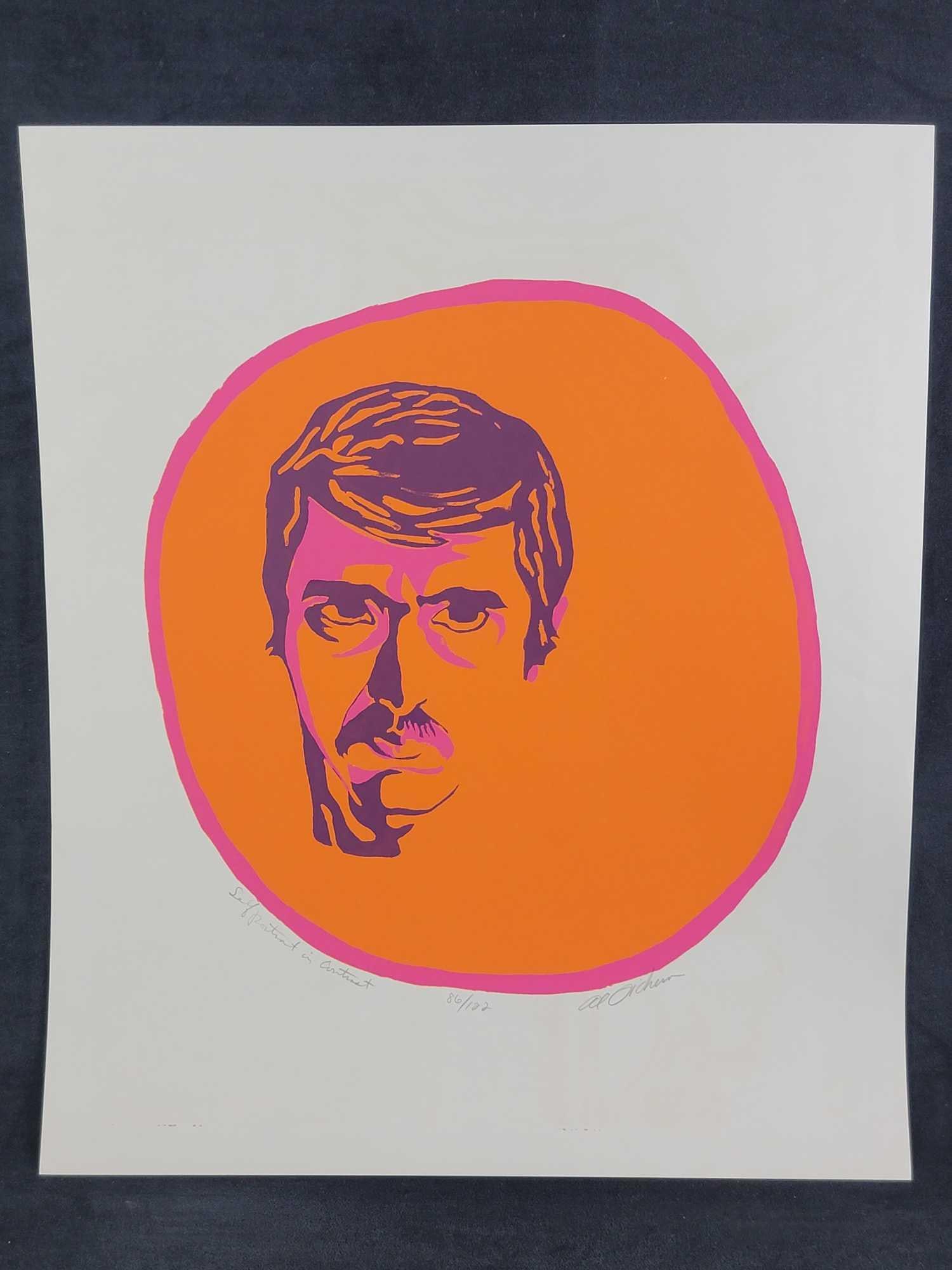 Self Portrait Print Signed by Artist (1 of 8)