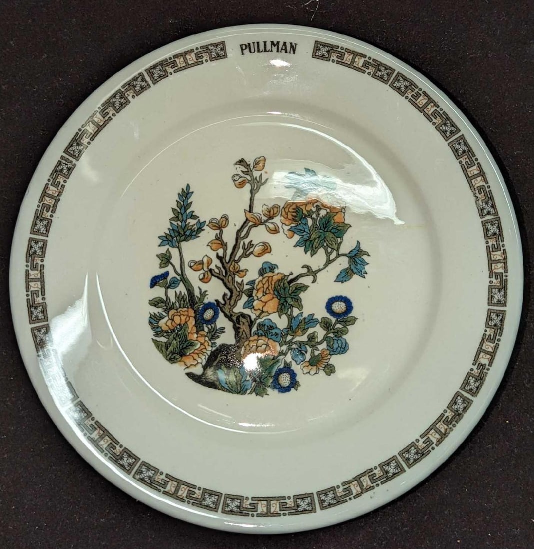 Vintage Pullman Railroad Indian Tree 7" Plate C (1 of 5)