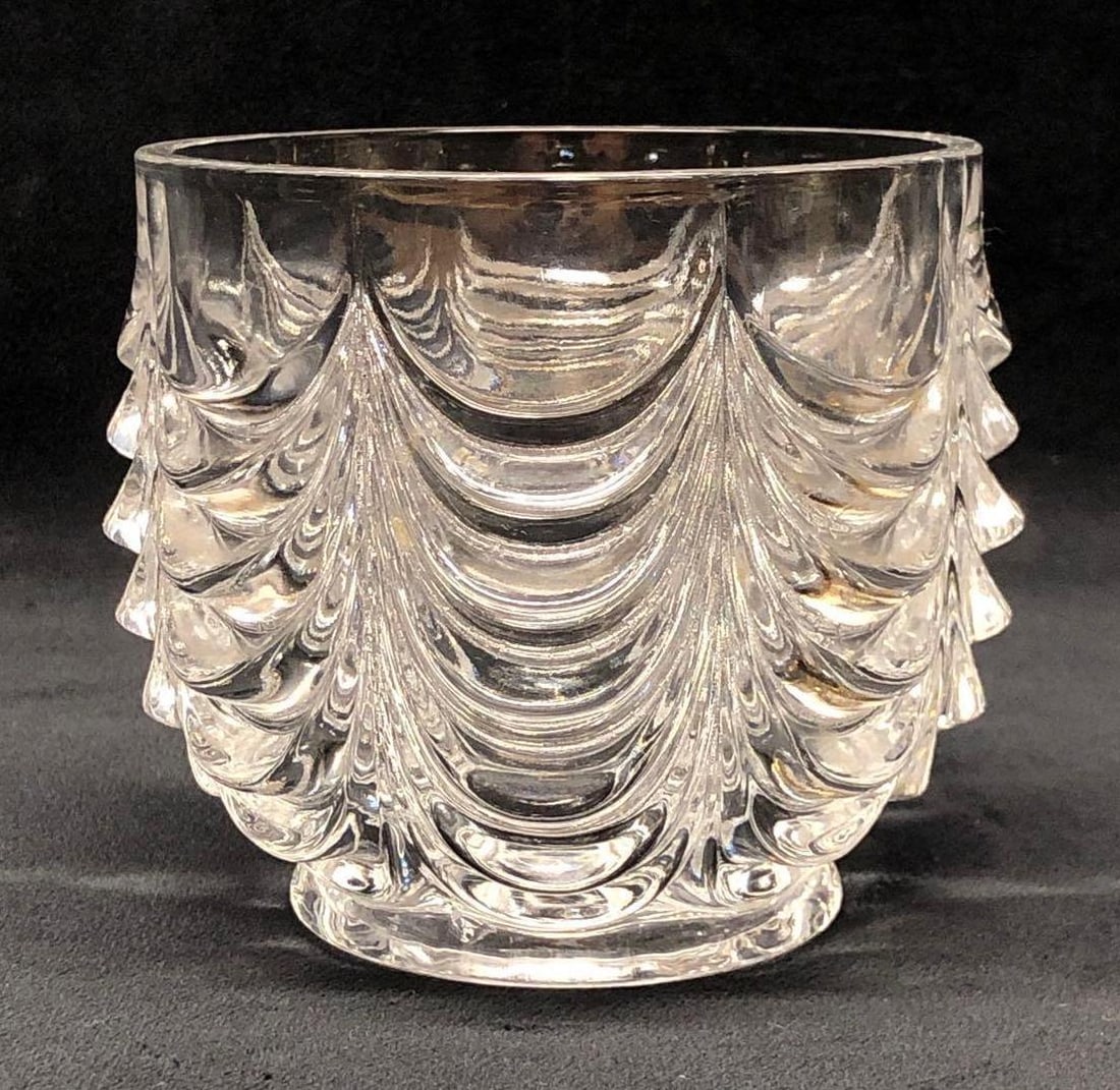 VTG Swag Cut Glass Bowl Candy Dish (1 of 6)