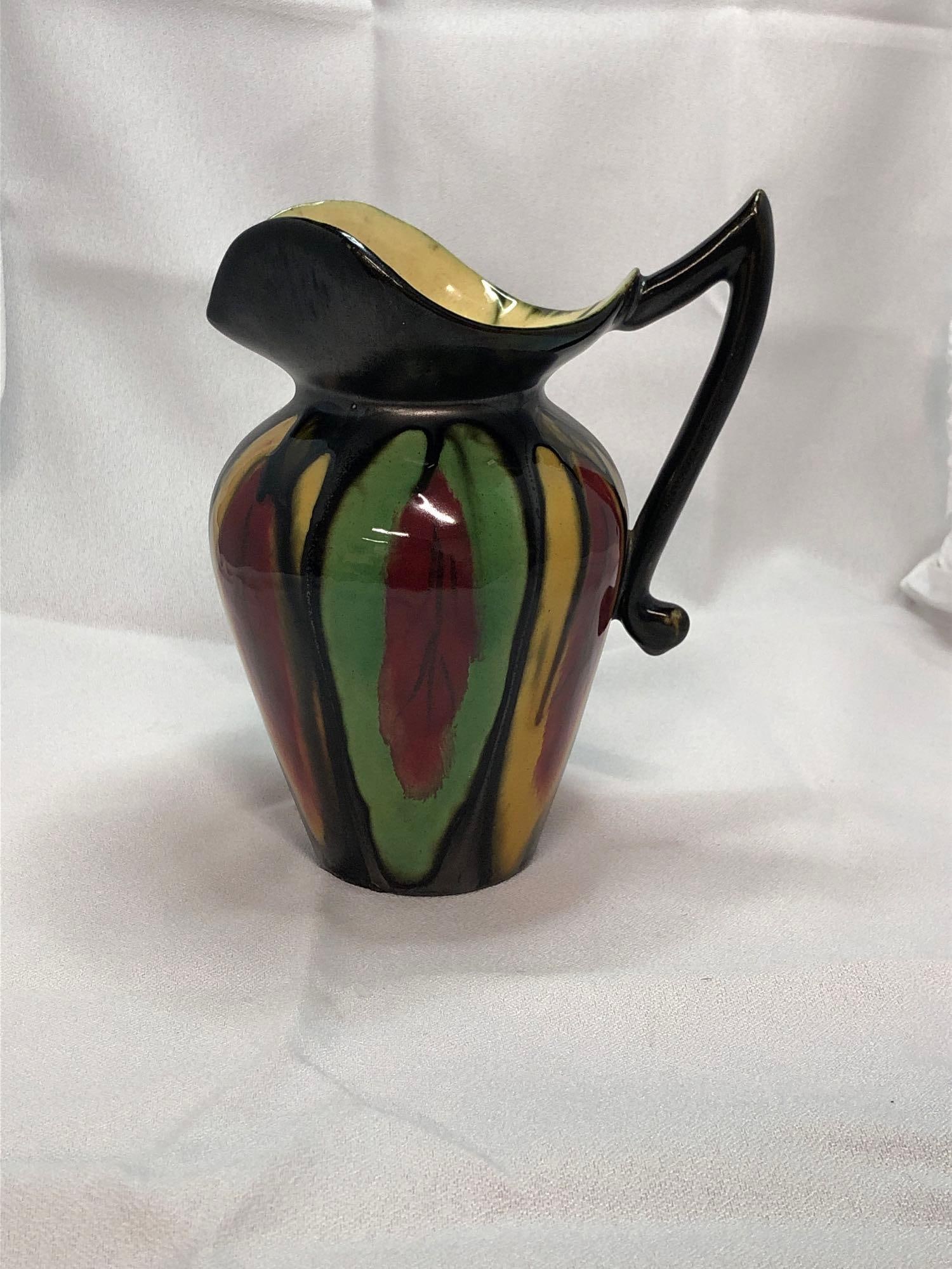 Retro Drip Glaze Ceramic Pitcher (1 of 7)