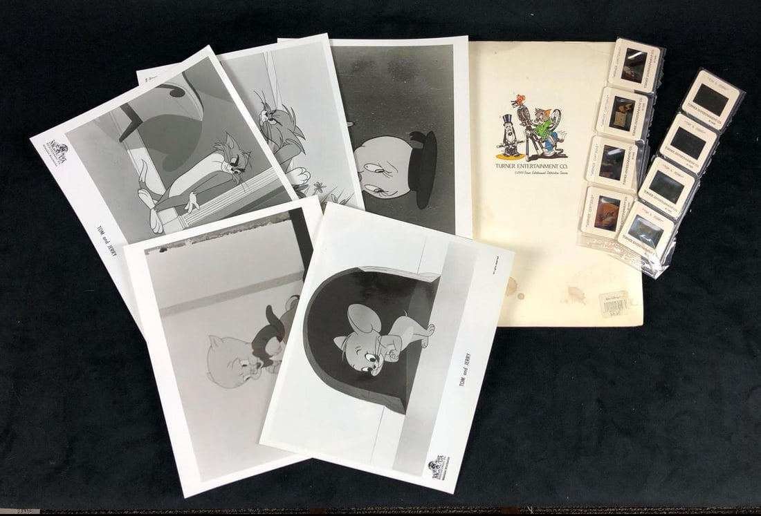 Turner Entertainment Warner Cartoons MGM Cartoons 1995 Color Slides Tom Jerry Bugs Bunny Porky Pig (1 of 9)