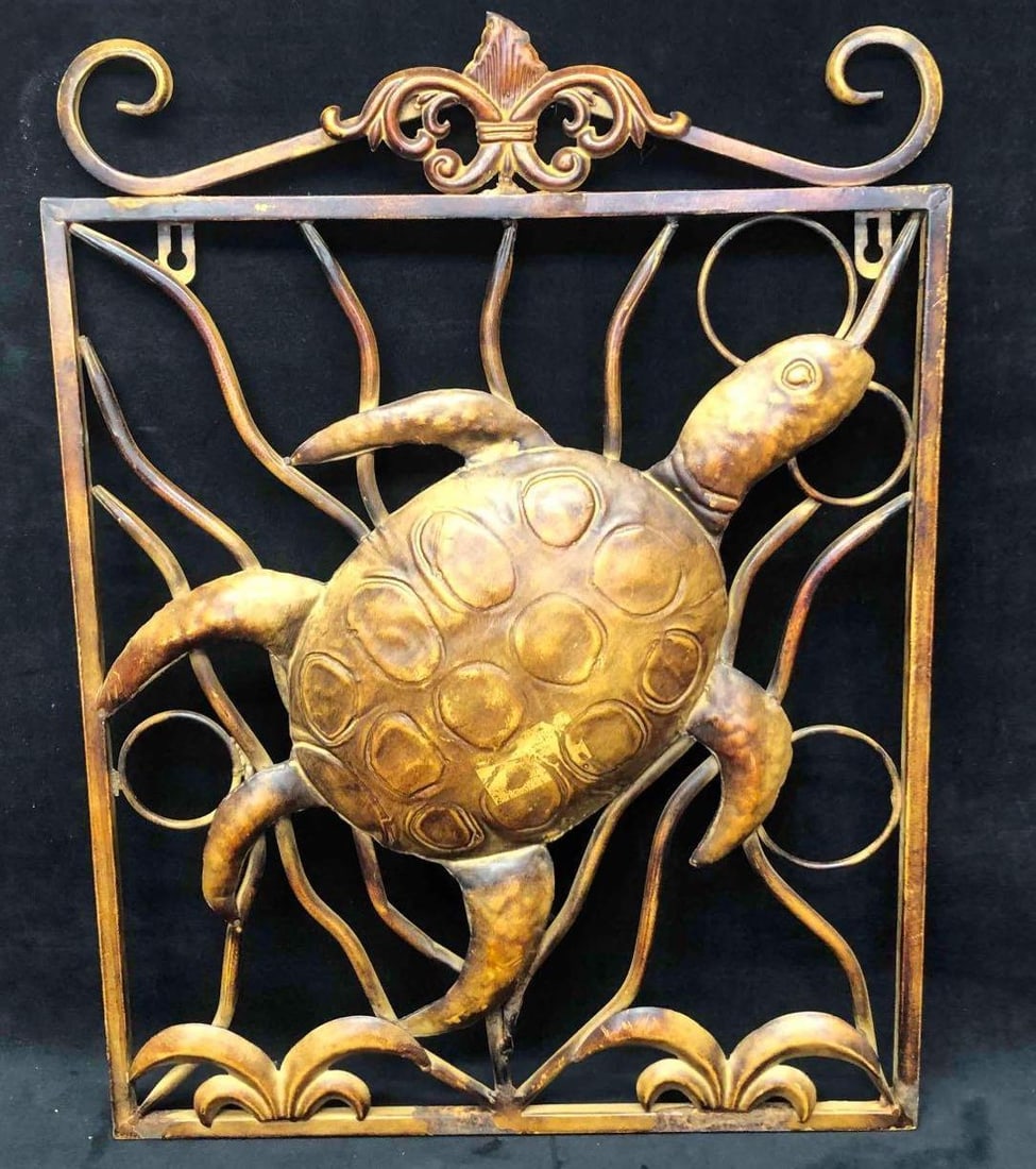 Metal Wall Decor Sea Turtle Design (1 of 6)