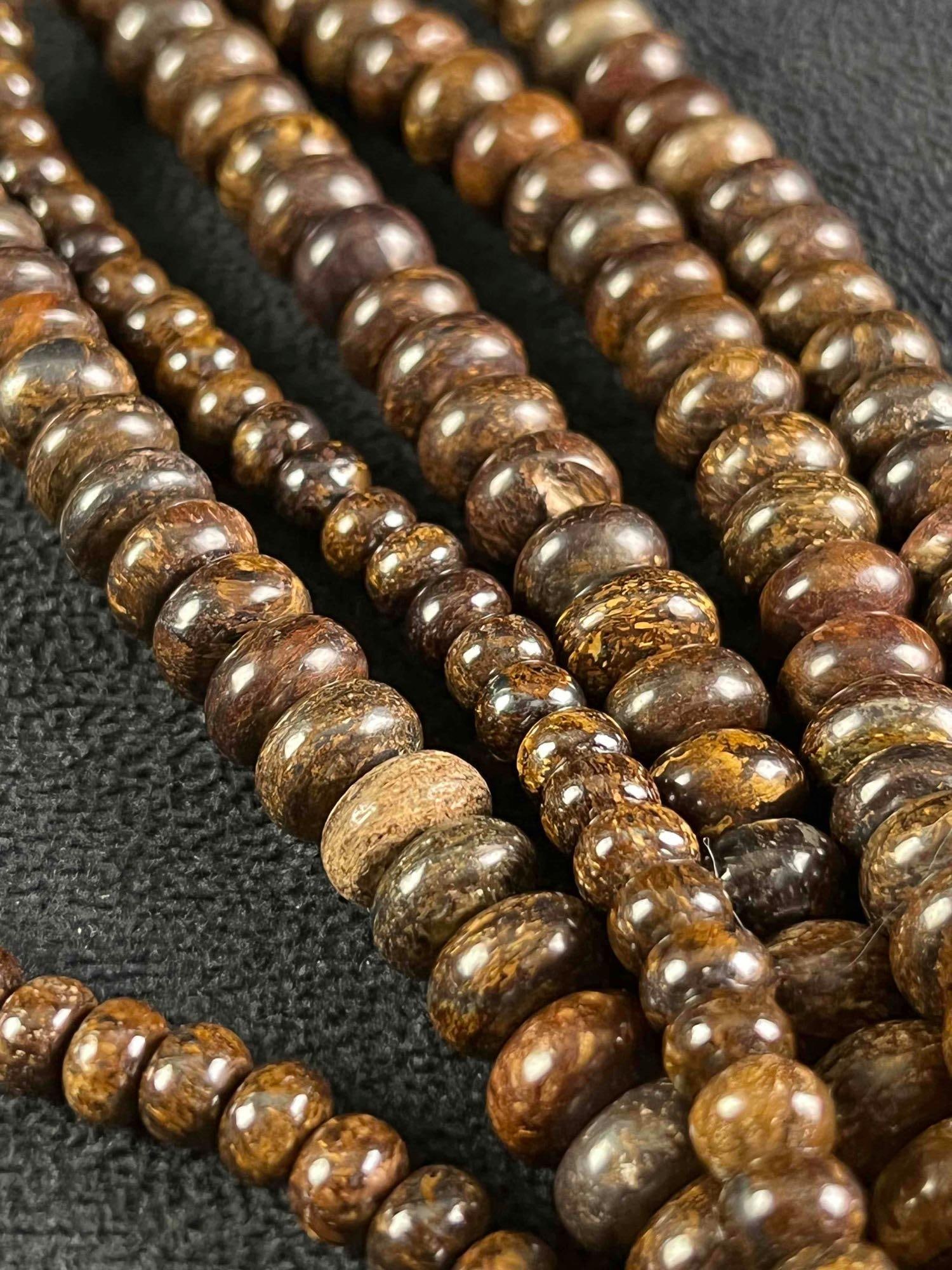 Bronzite Beads Gemstone Beads 6 Strands of Beads (1 of 7)