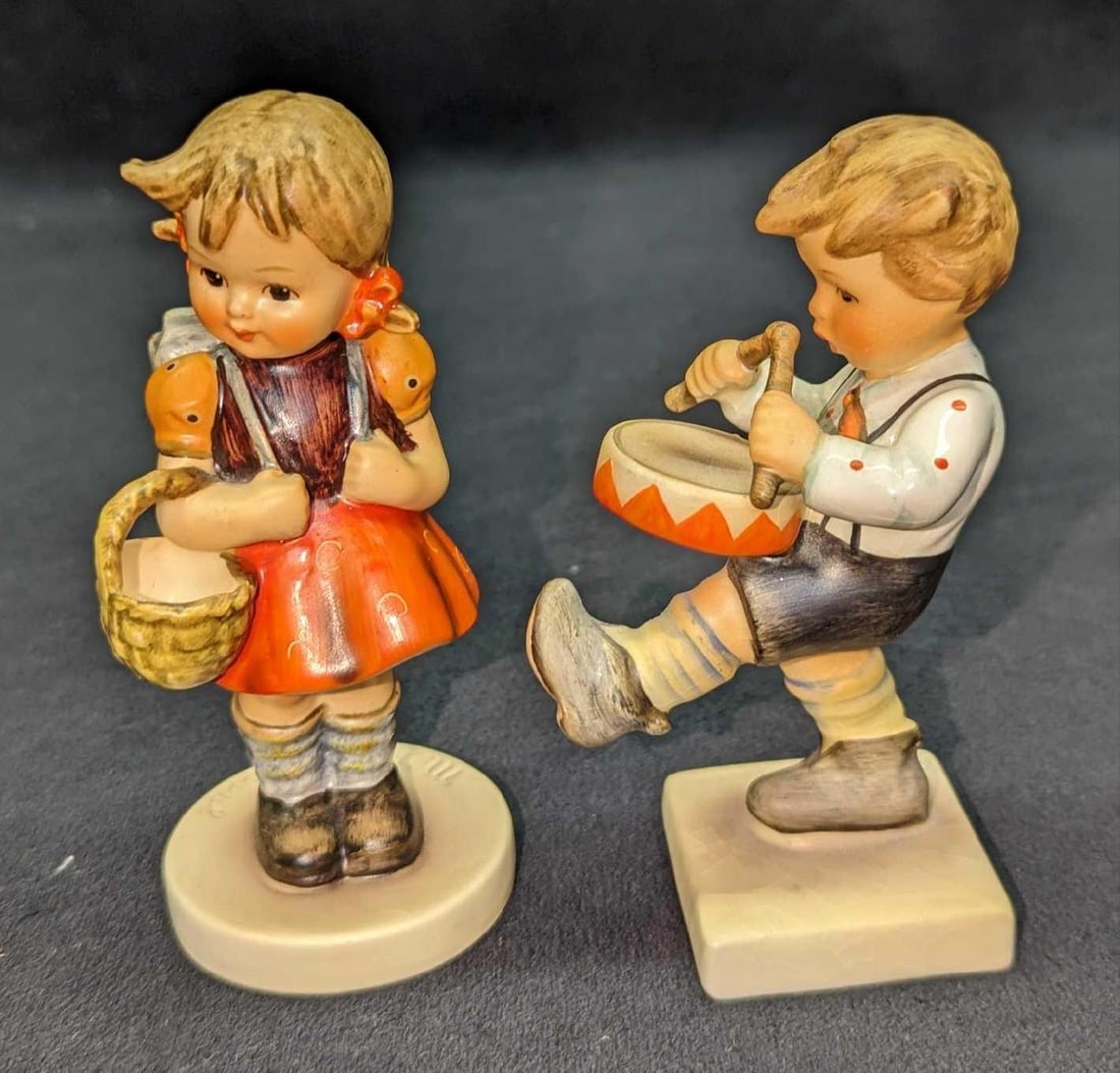 2 TMK-3 Little Drummer Boy & School Girl Figurines (1 of 7)
