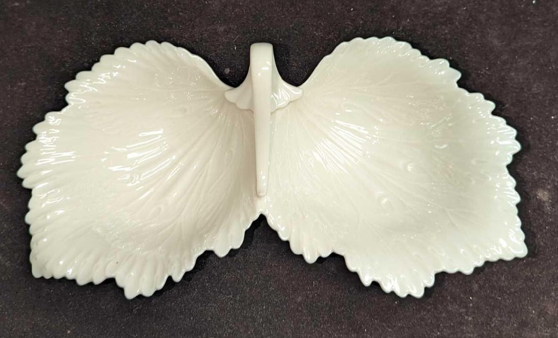 Lenox Double Bowl Nut Candy Dish With Handle (1 of 4)