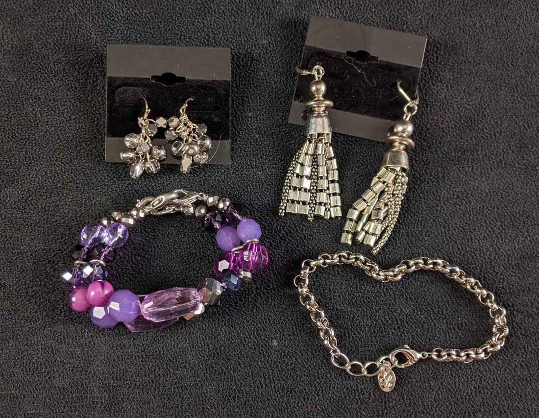 Two Braclete and Earring Sets (1 of 6)