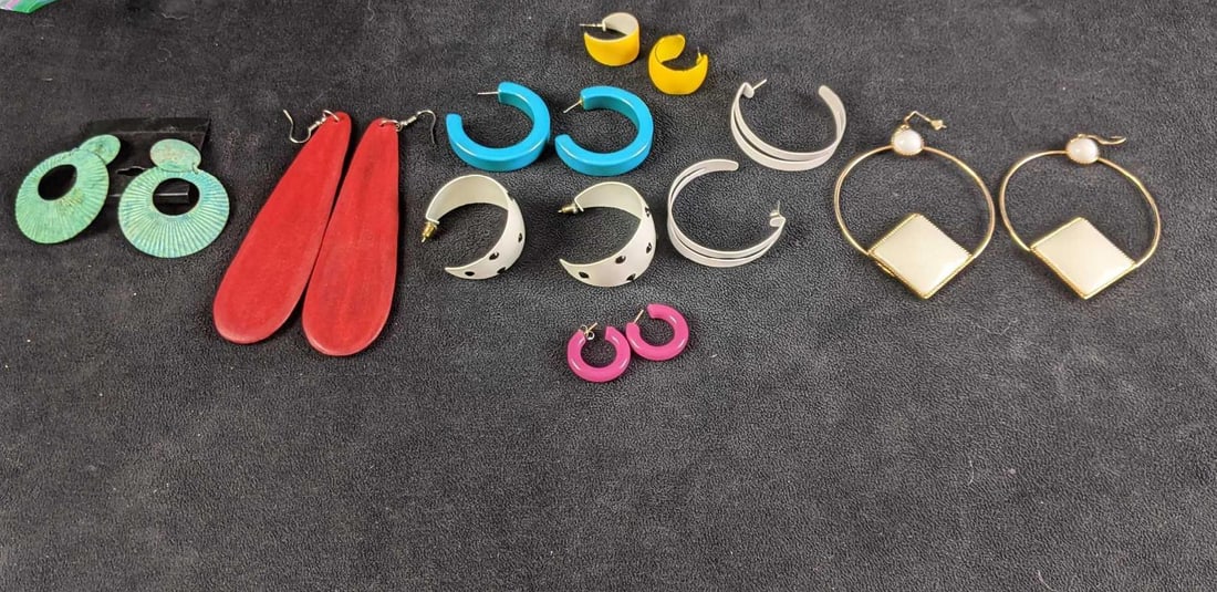 Assorted Earrings Colorful Earrings Statement (1 of 4)