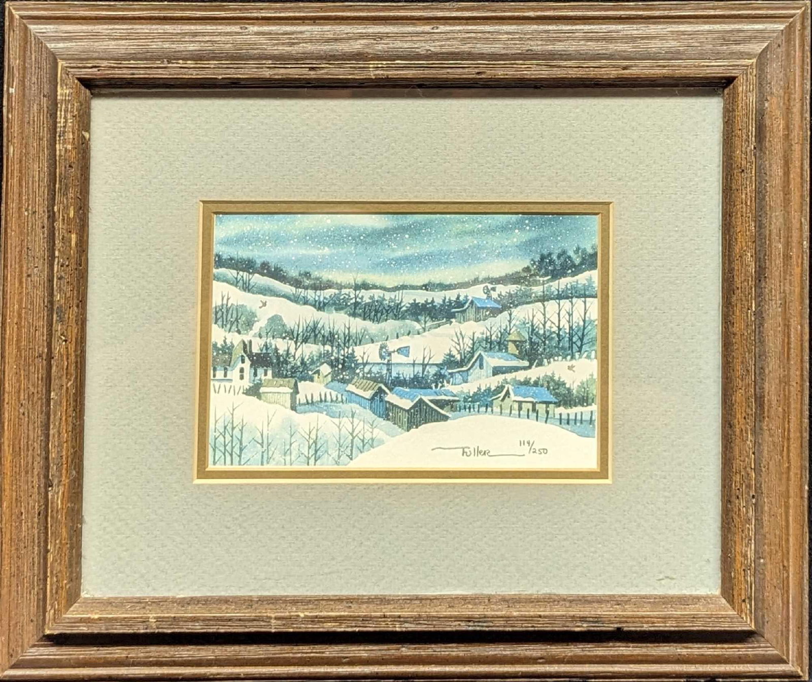 Lu Fuller S&N Winter Village Framed Print (1 of 5)