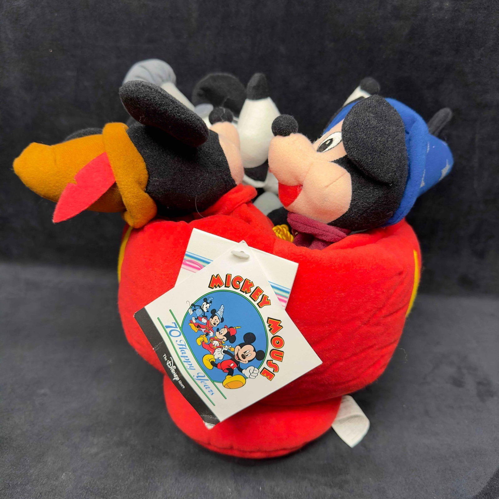 Disney Store Mickey Mouse 70 Happy Years Plush Set Bean Bag (1 of 7)