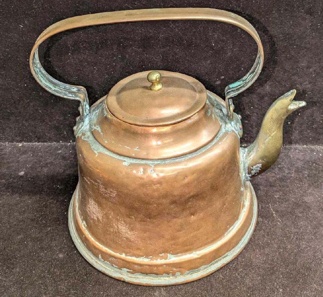 Vintage Copper Tea Kettle (1 of 7)