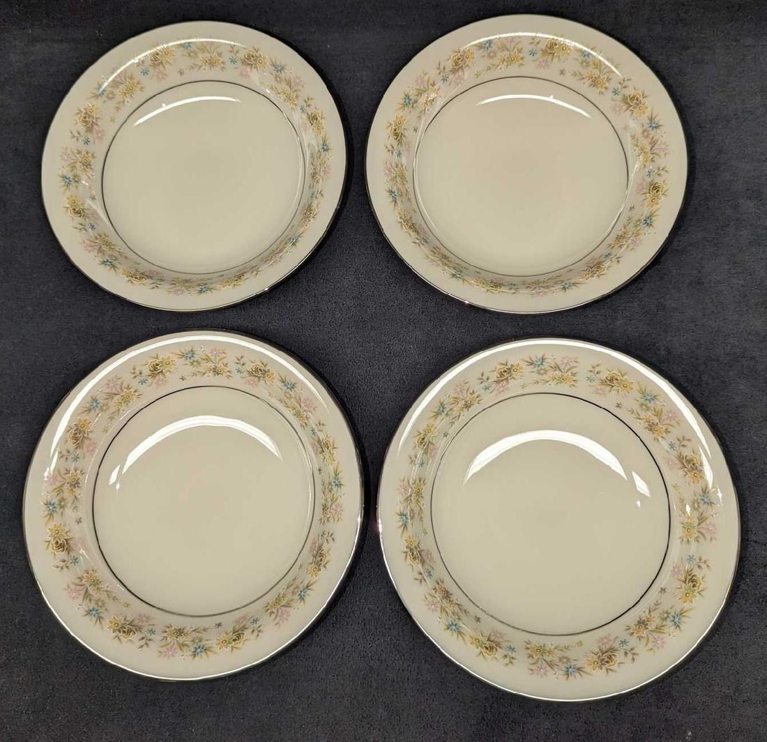 4 Retired Noritake Blossom Time Coupe Soup Bowls B (1 of 4)
