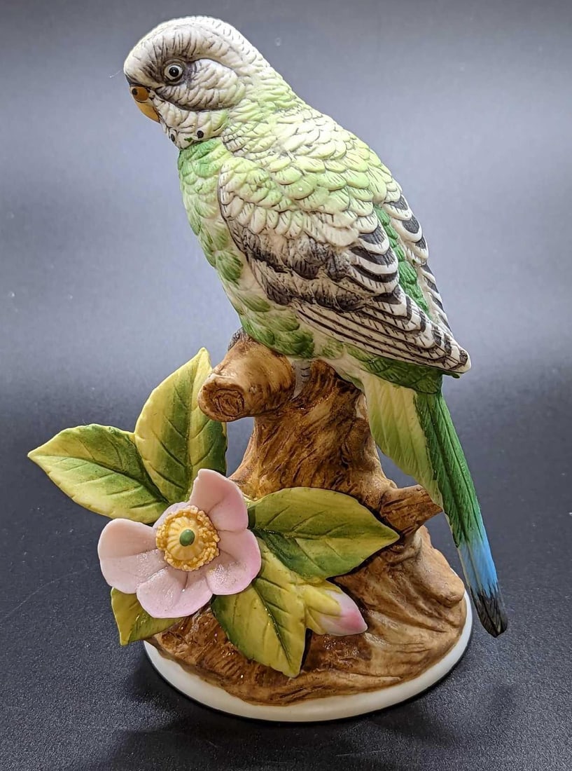Vintage Andrea By Sadek Parakeet Porcelain Figurine (1 of 6)
