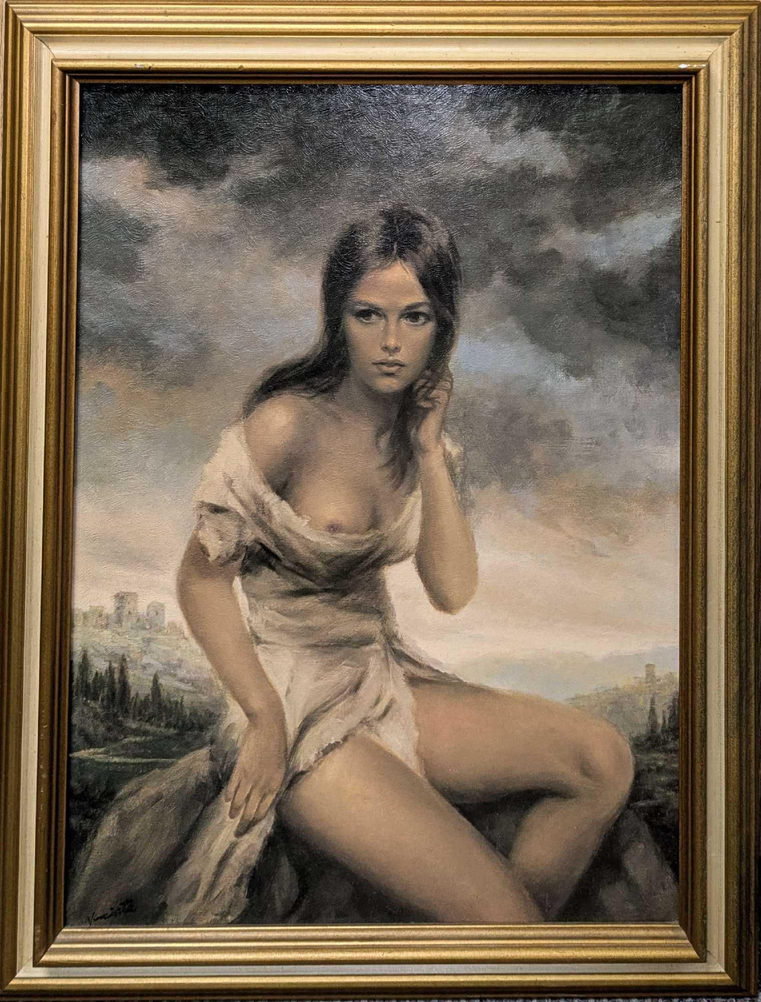 Framed Vinciata Joseph Wallace Broken Silence Textured Print (1 of 6)