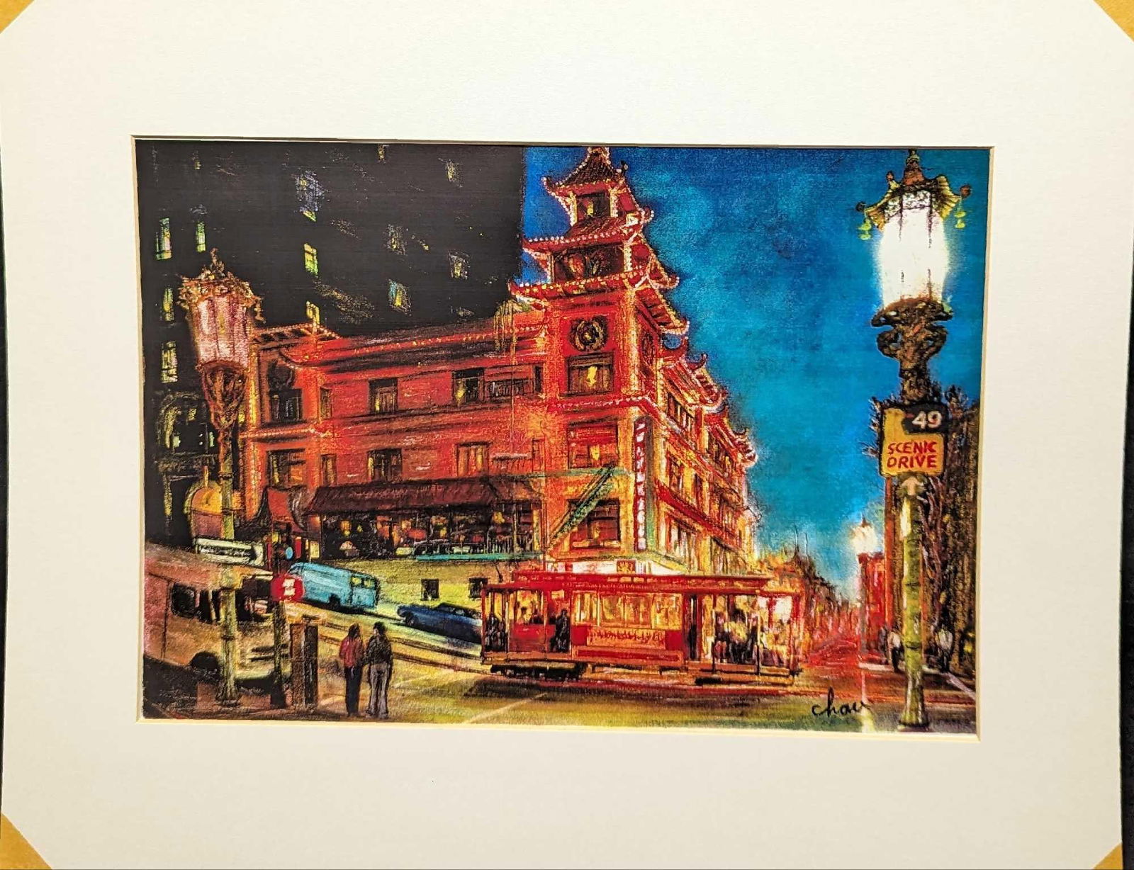 San Francisco Chinatown At Dusk Colorful Print (1 of 4)