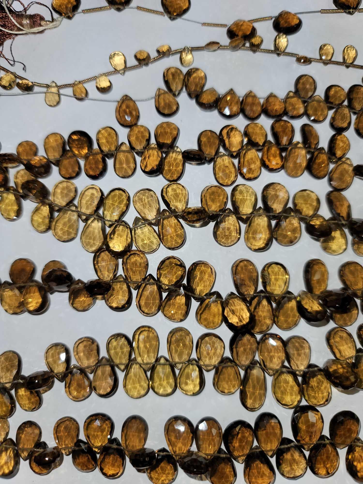Whisky Quartz Gemstone Jewelry Nature Beads (1 of 5)