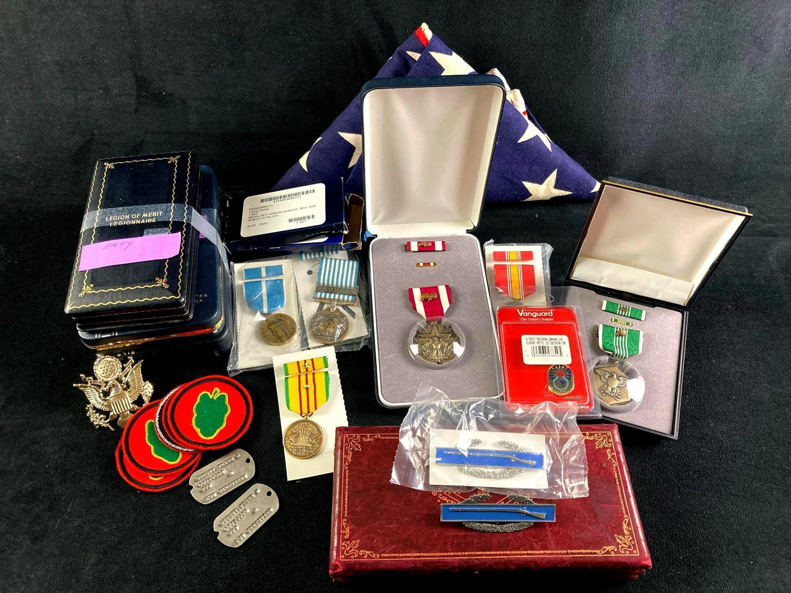 Lot of Korea and Vietnam Era Medals: This lot includes: (1) Lot of Korea and Vietnam Era Medals Condition is used and see photographs for details. This was found in the estate of Frank Shelby who was a decorated Korea
